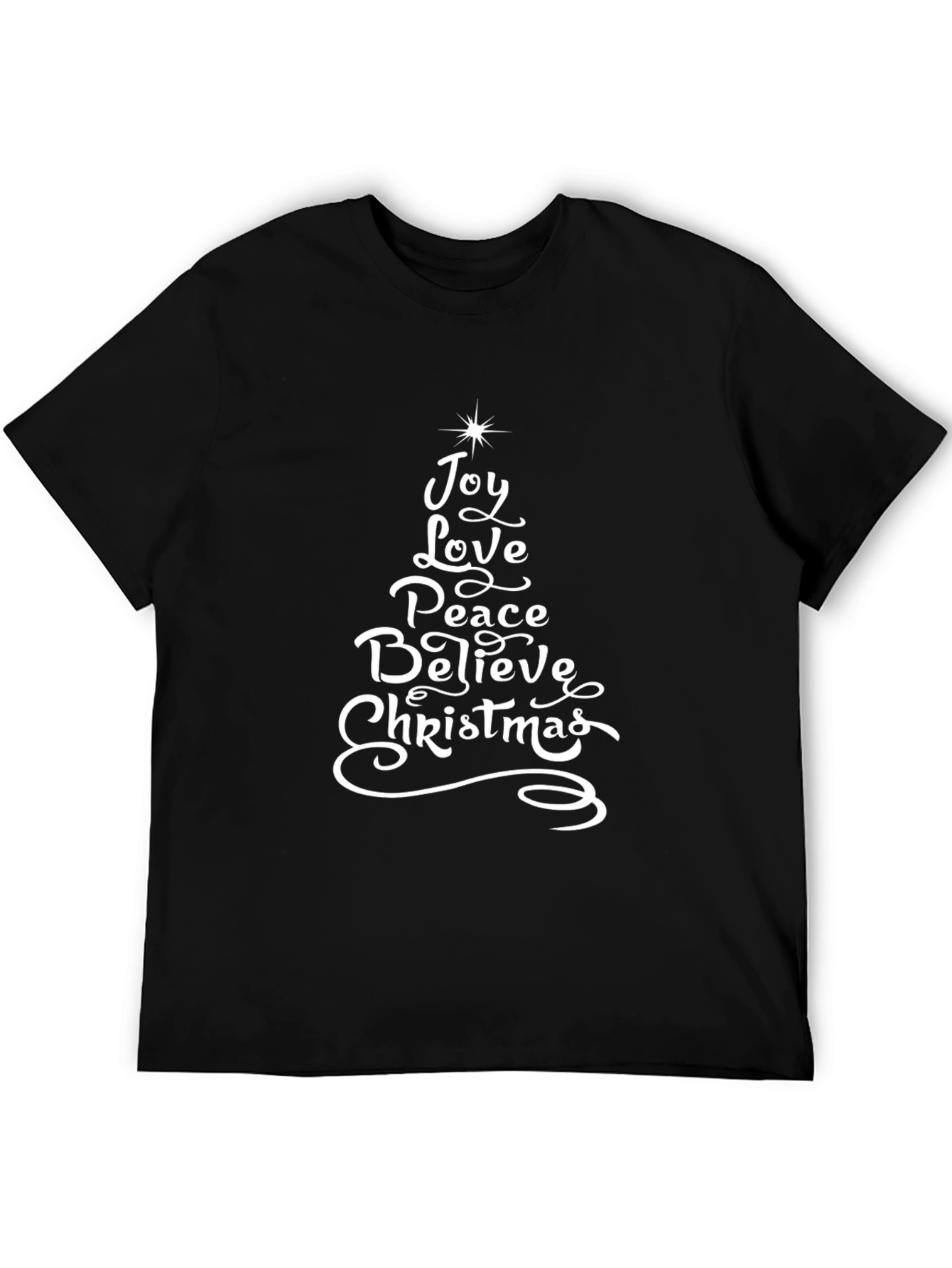 Christmas Joy Graphic Tee - Holiday Festive Shirt