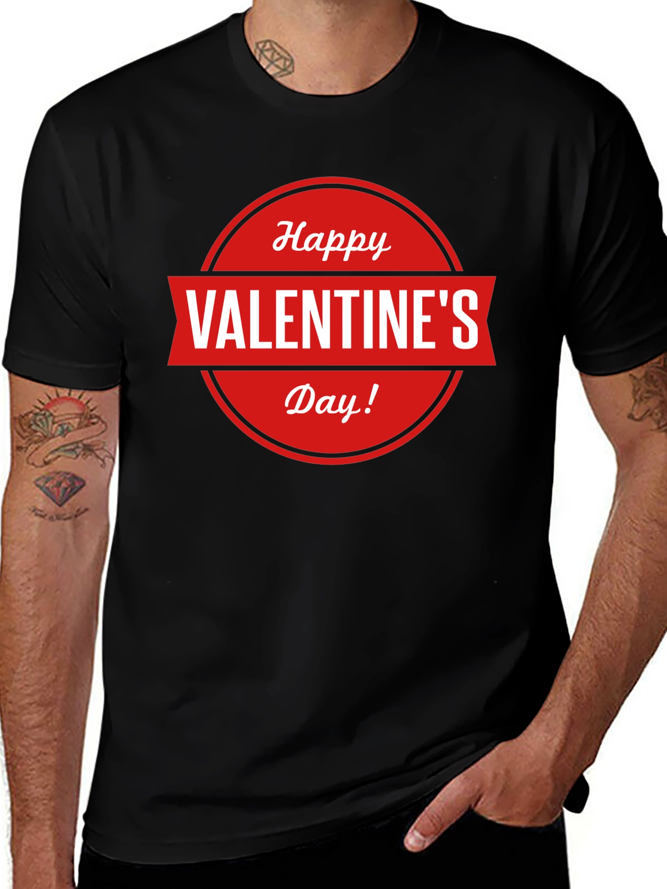 Happy Valentines Day Graphic T-Shirt