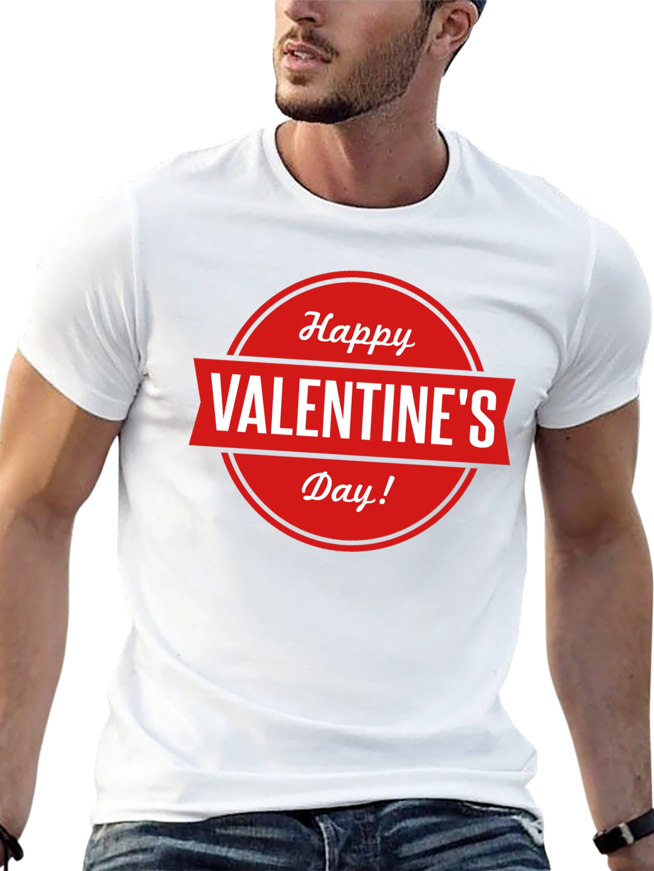 Happy Valentines Day Graphic T-Shirt