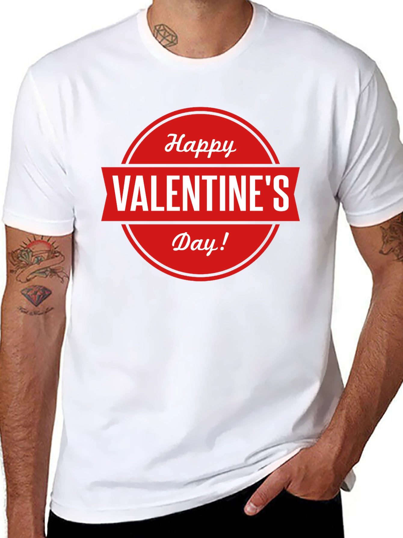 Happy Valentines Day Graphic T-Shirt