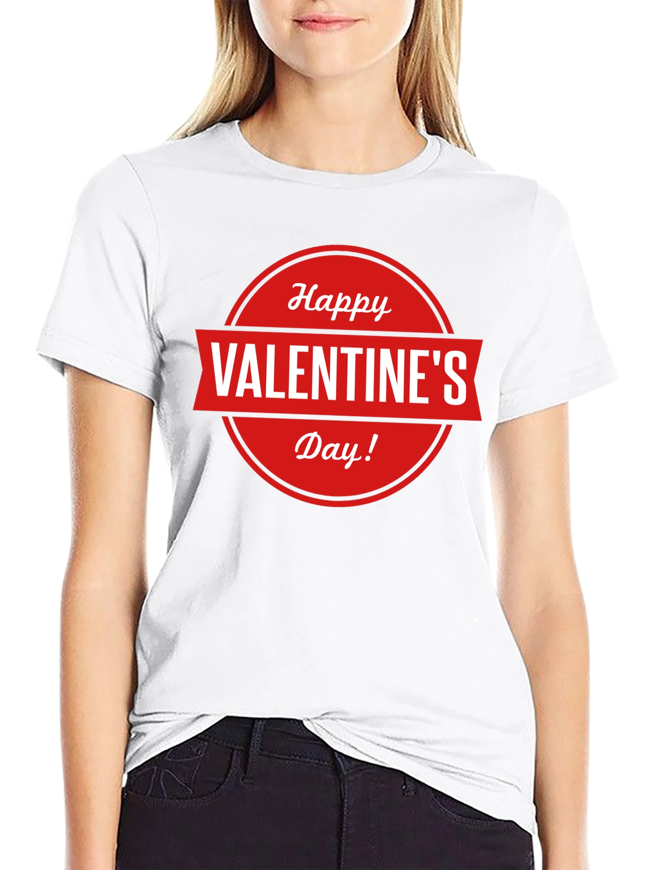Happy Valentines Day Graphic T-Shirt