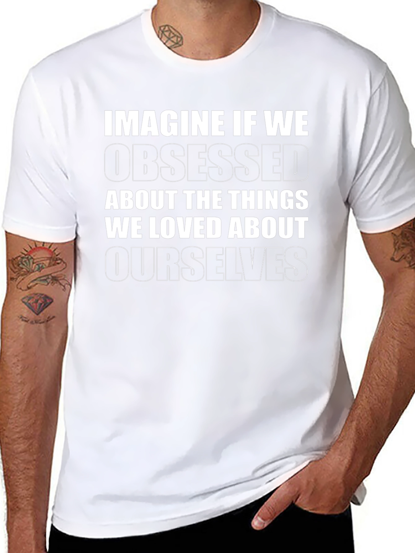 Imagine If We Obsessed Black T-Shirt