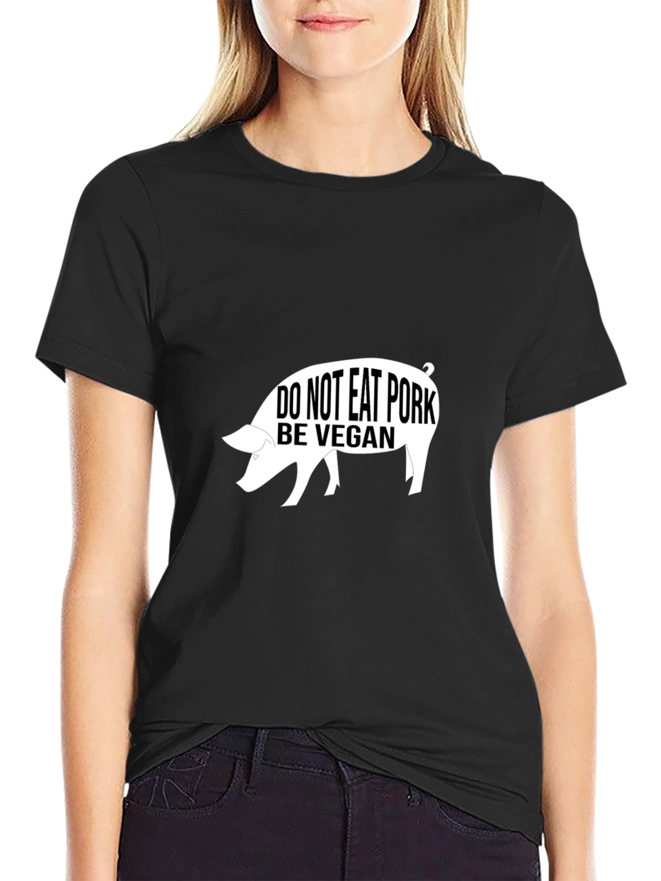 Vegan Pig T-Shirt - Do Not Eat Pork