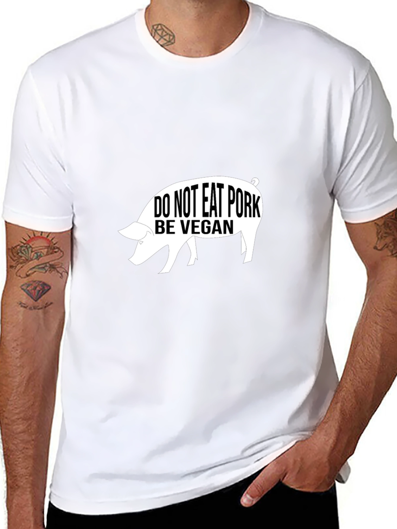 Vegan Pig T-Shirt - Do Not Eat Pork