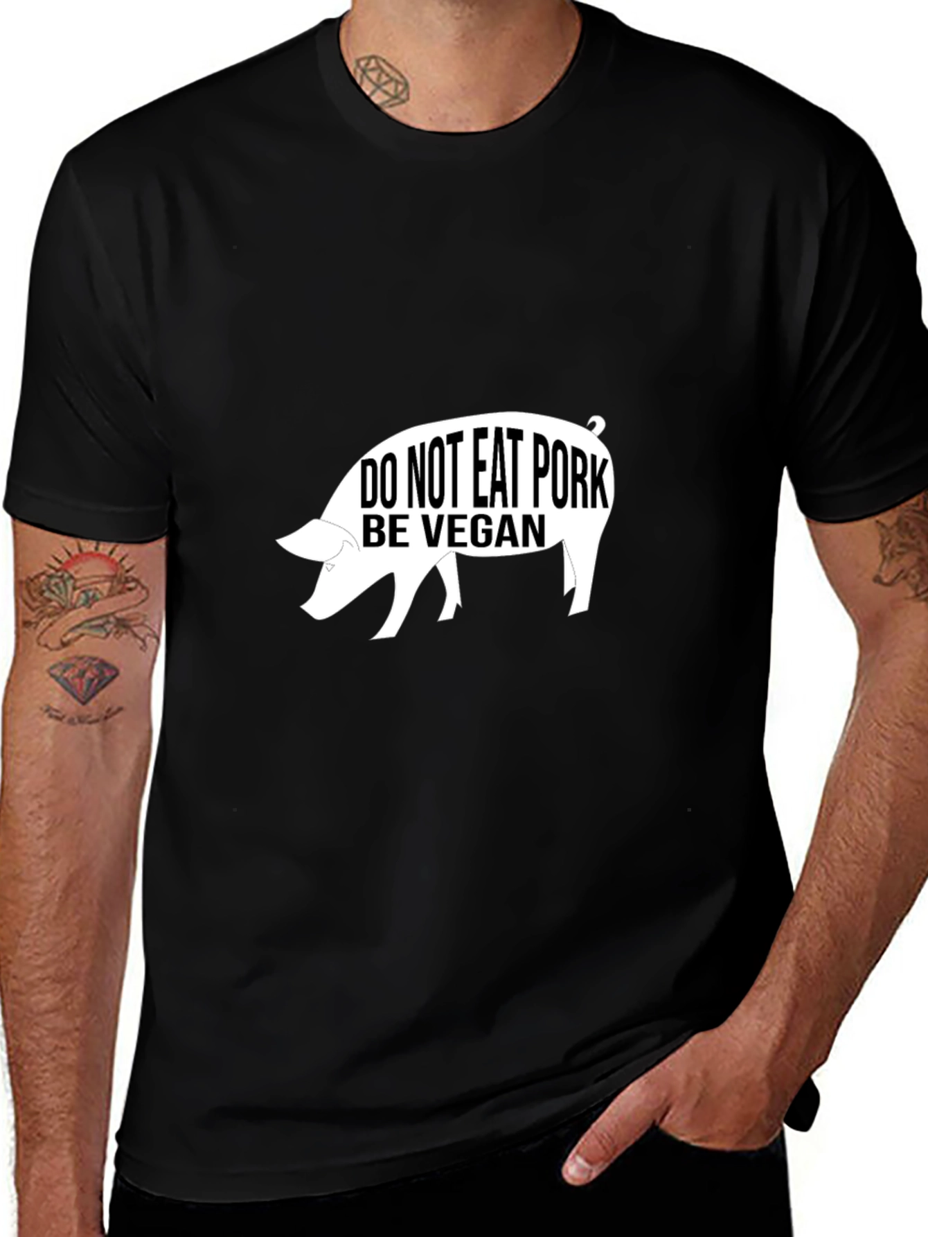 Vegan Pig T-Shirt - Do Not Eat Pork