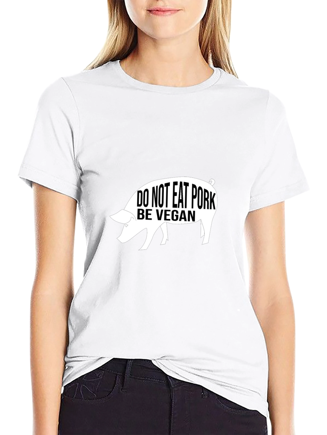Vegan Pig T-Shirt - Do Not Eat Pork