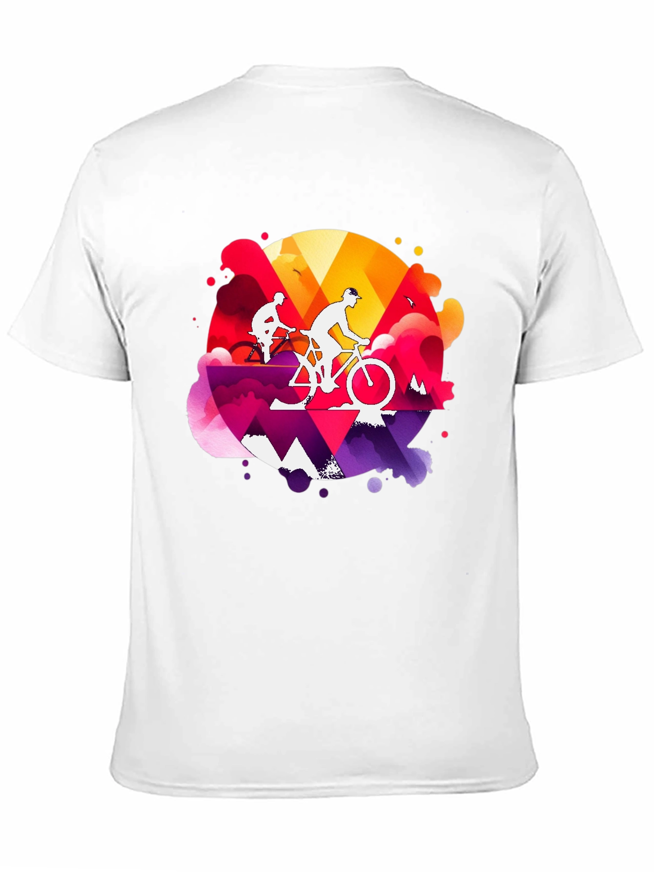 Mountain Biking Graphic Tee - Adventure Style