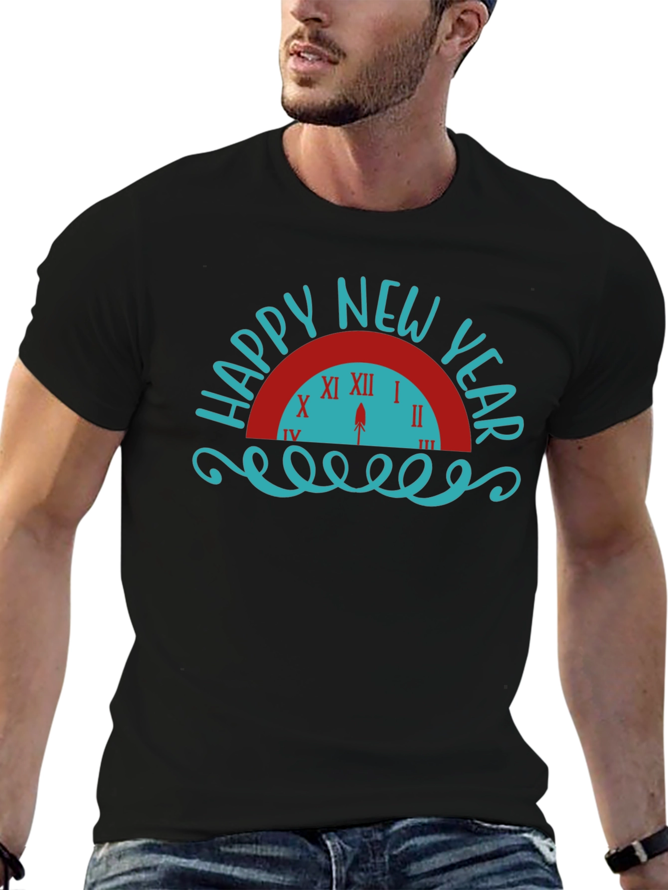 Happy New Year Graphic T-Shirt