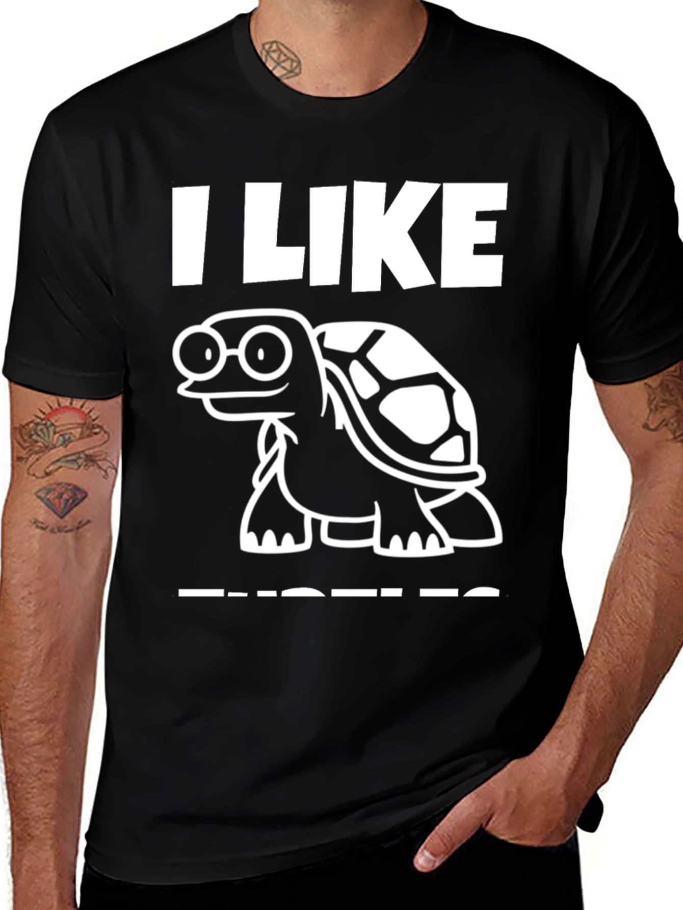 I Like Turtles Graphic Tee