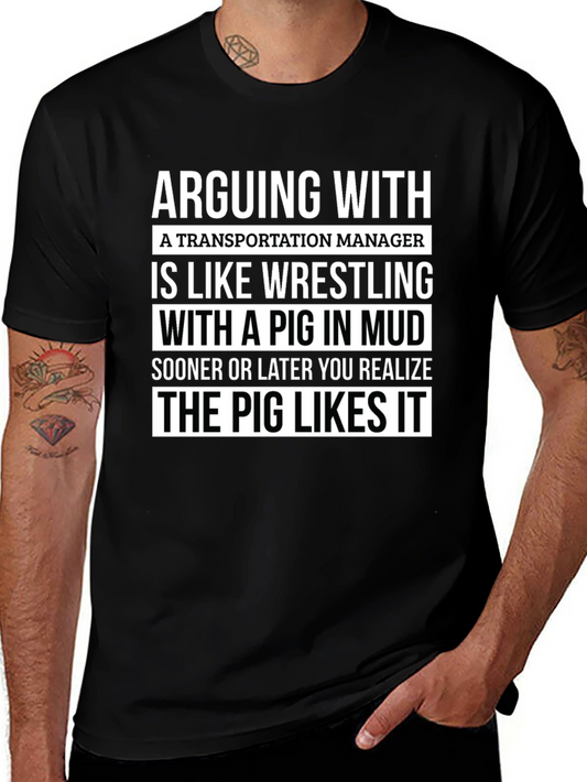 Transportation Manager Pig T-Shirt