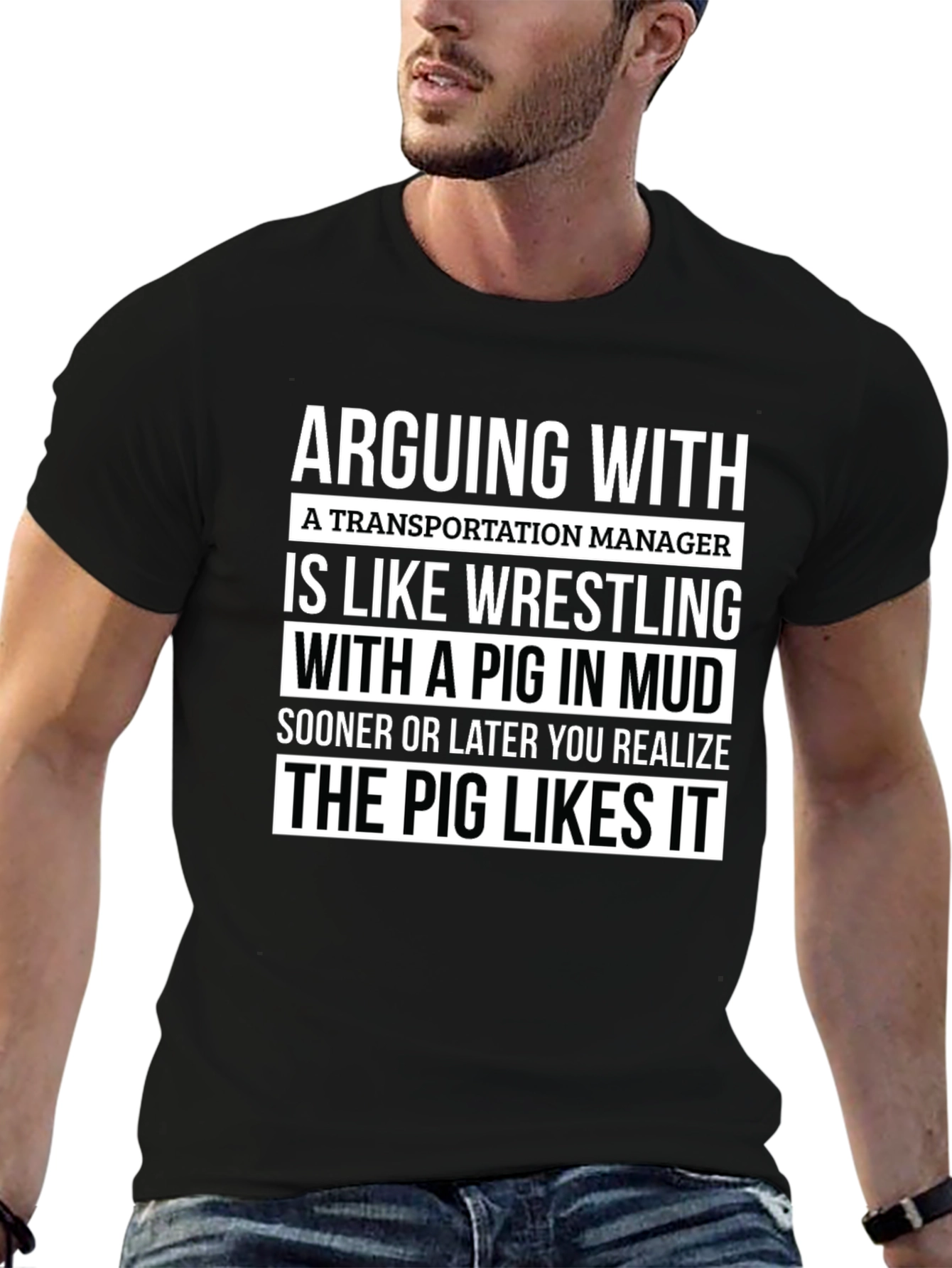 Transportation Manager Pig T-Shirt