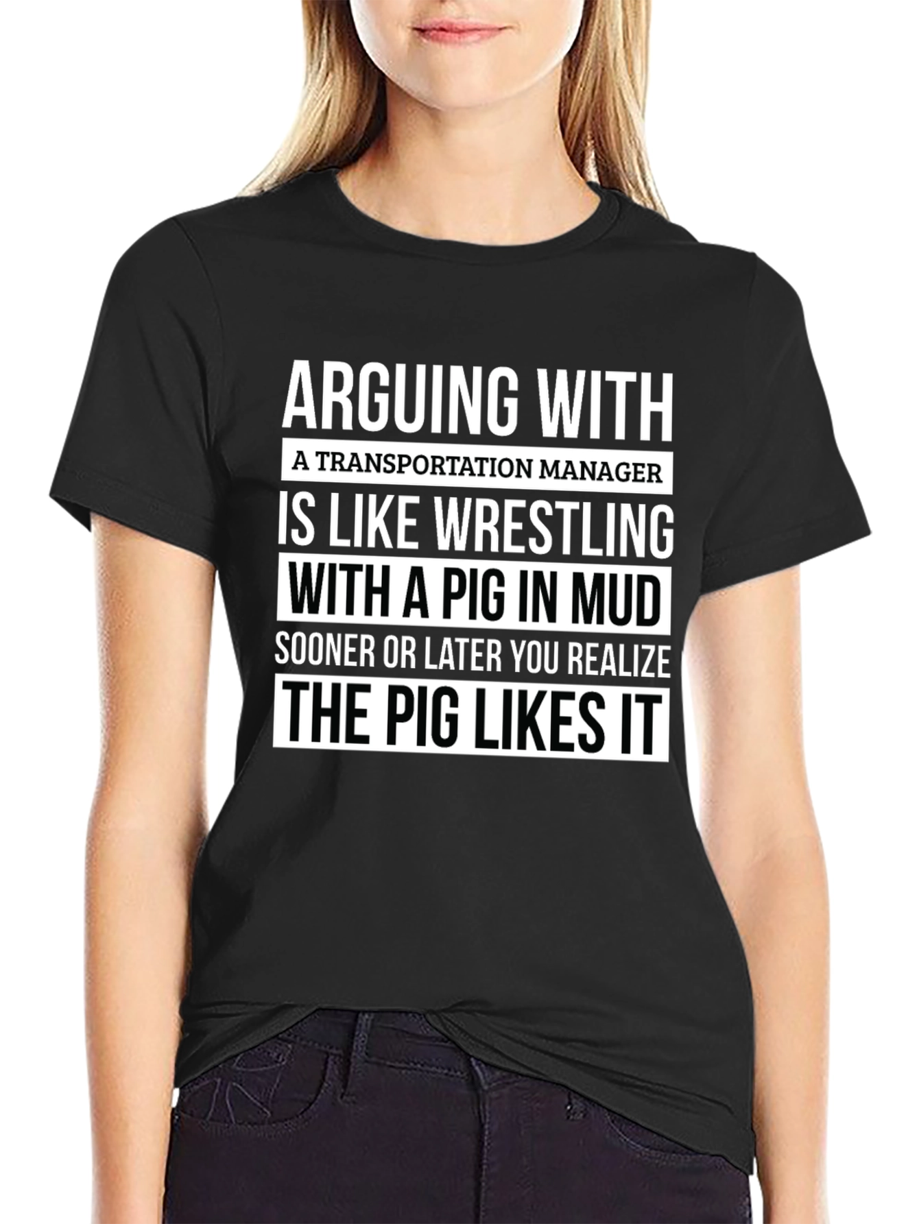 Transportation Manager Pig T-Shirt