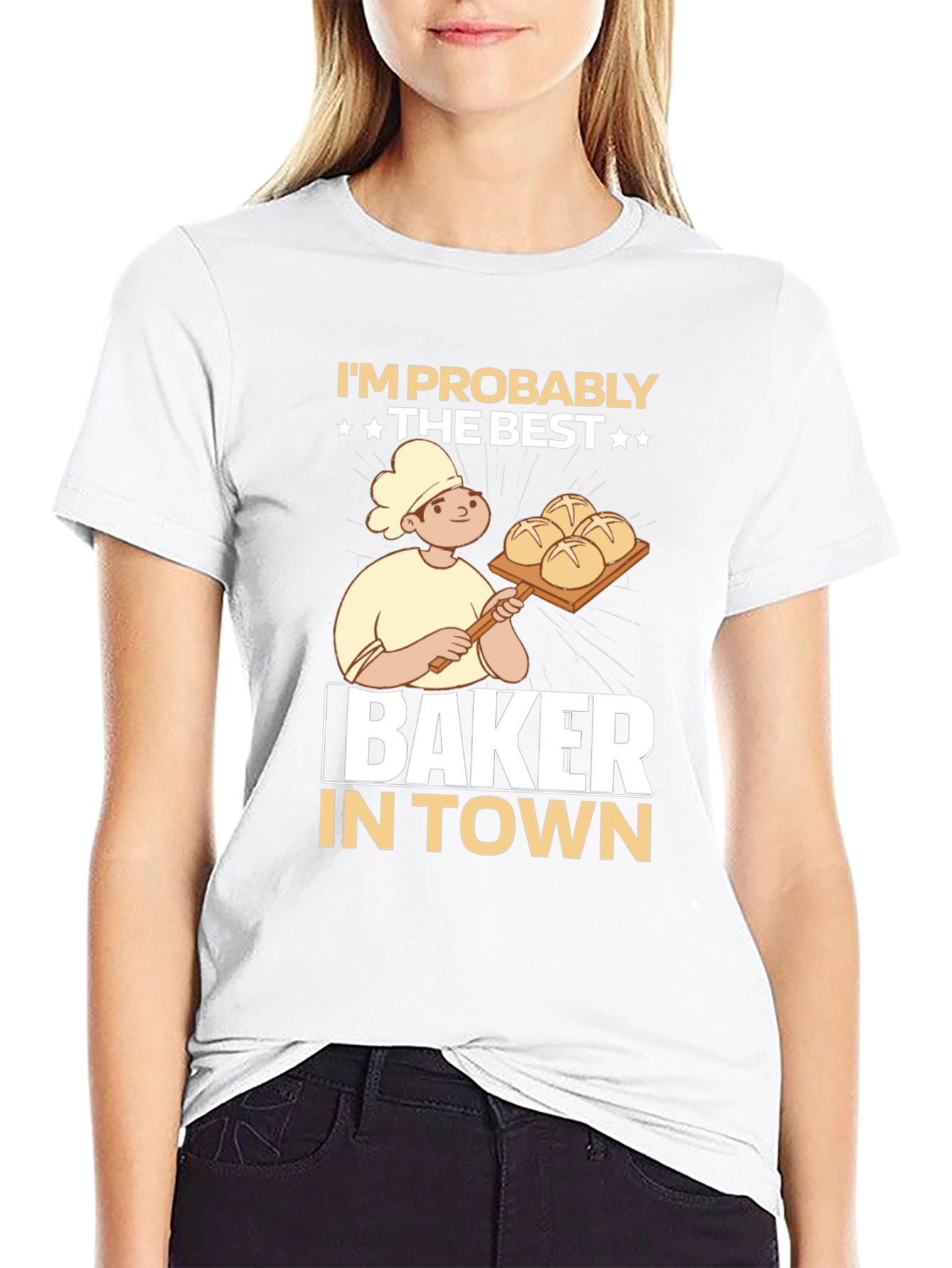 Best Baker in Town Graphic T-Shirt