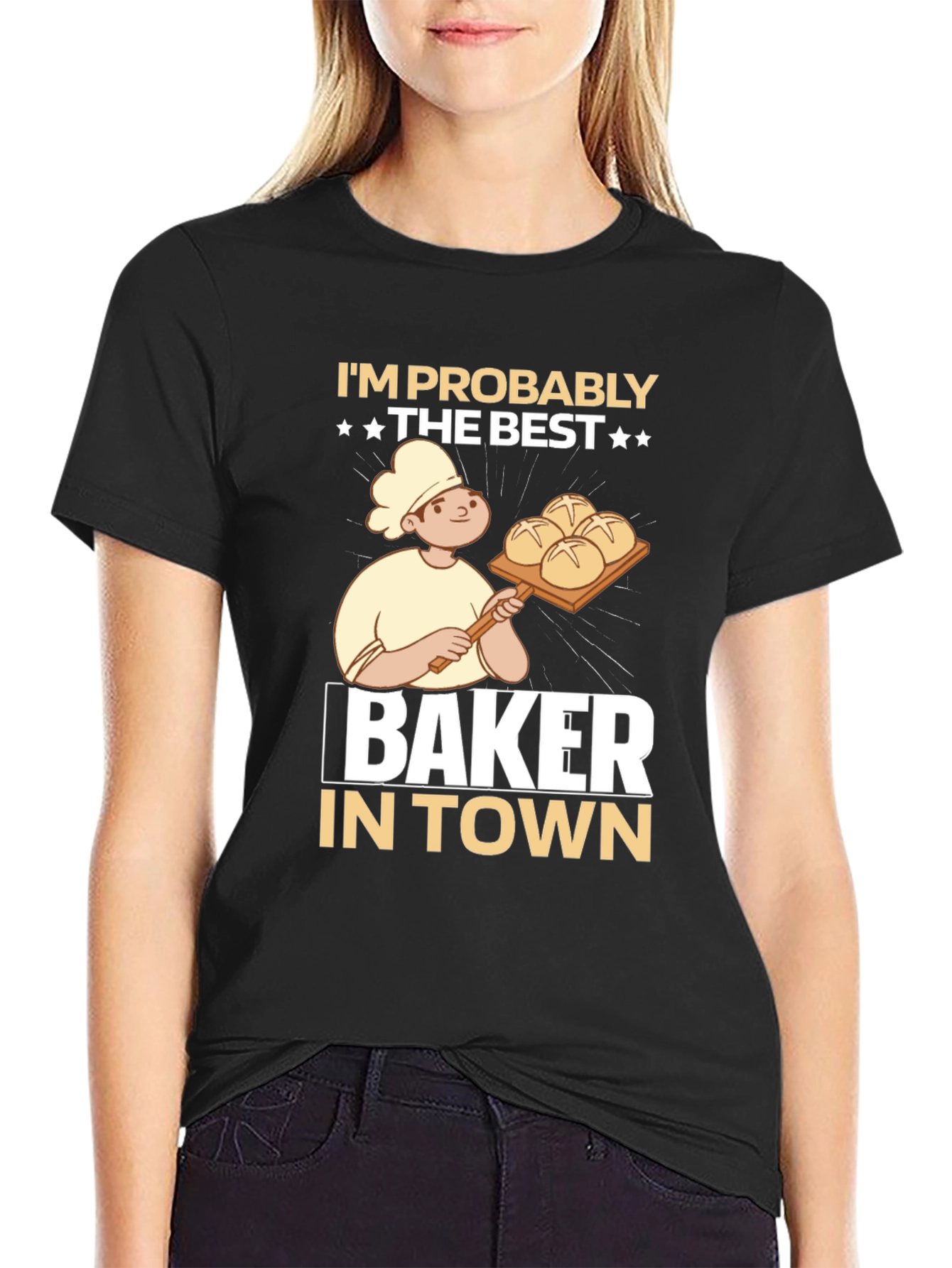 Best Baker in Town Graphic T-Shirt