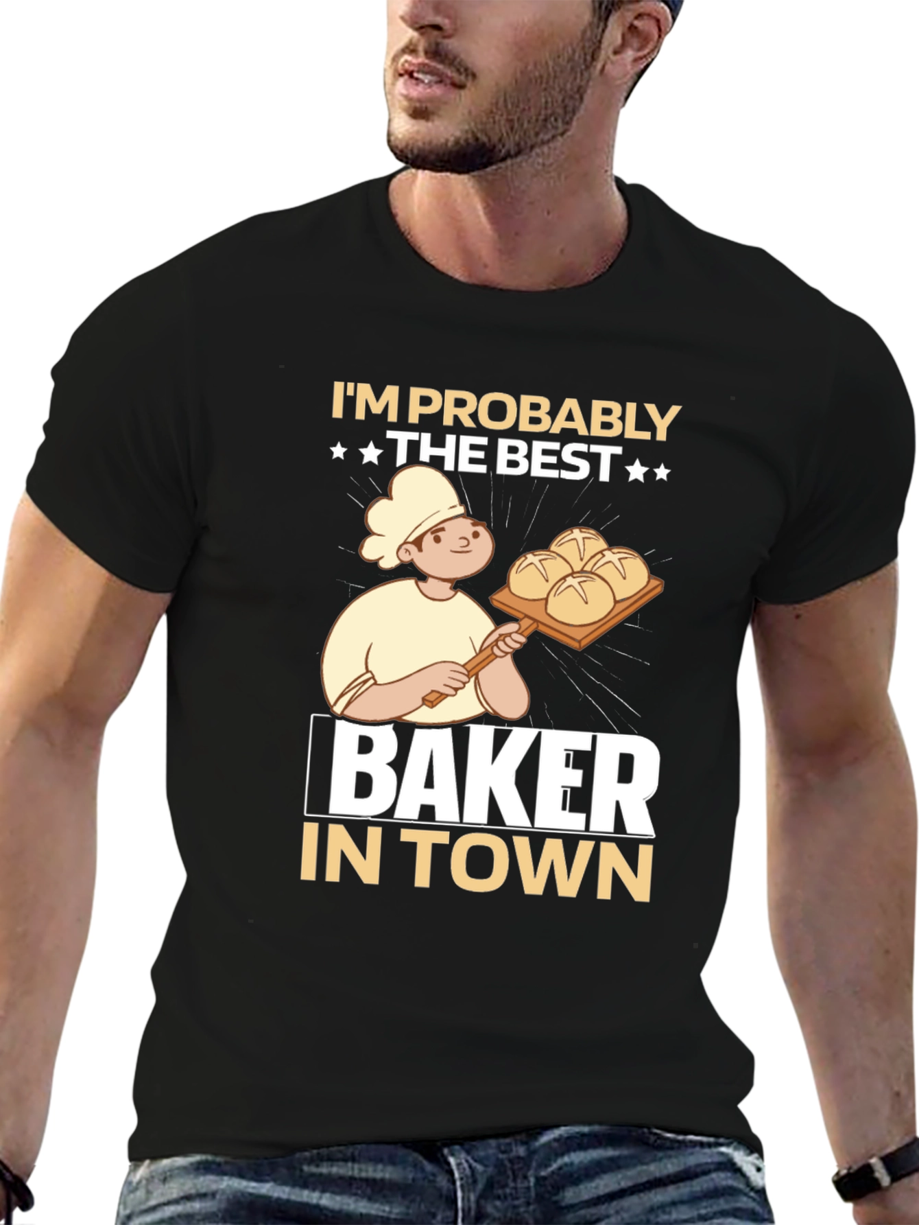 Best Baker in Town Graphic T-Shirt