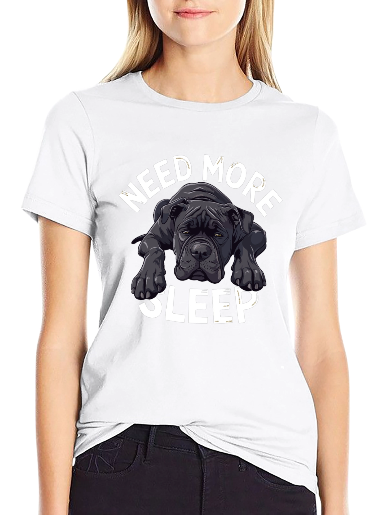Need More Sleep Dog T-Shirt