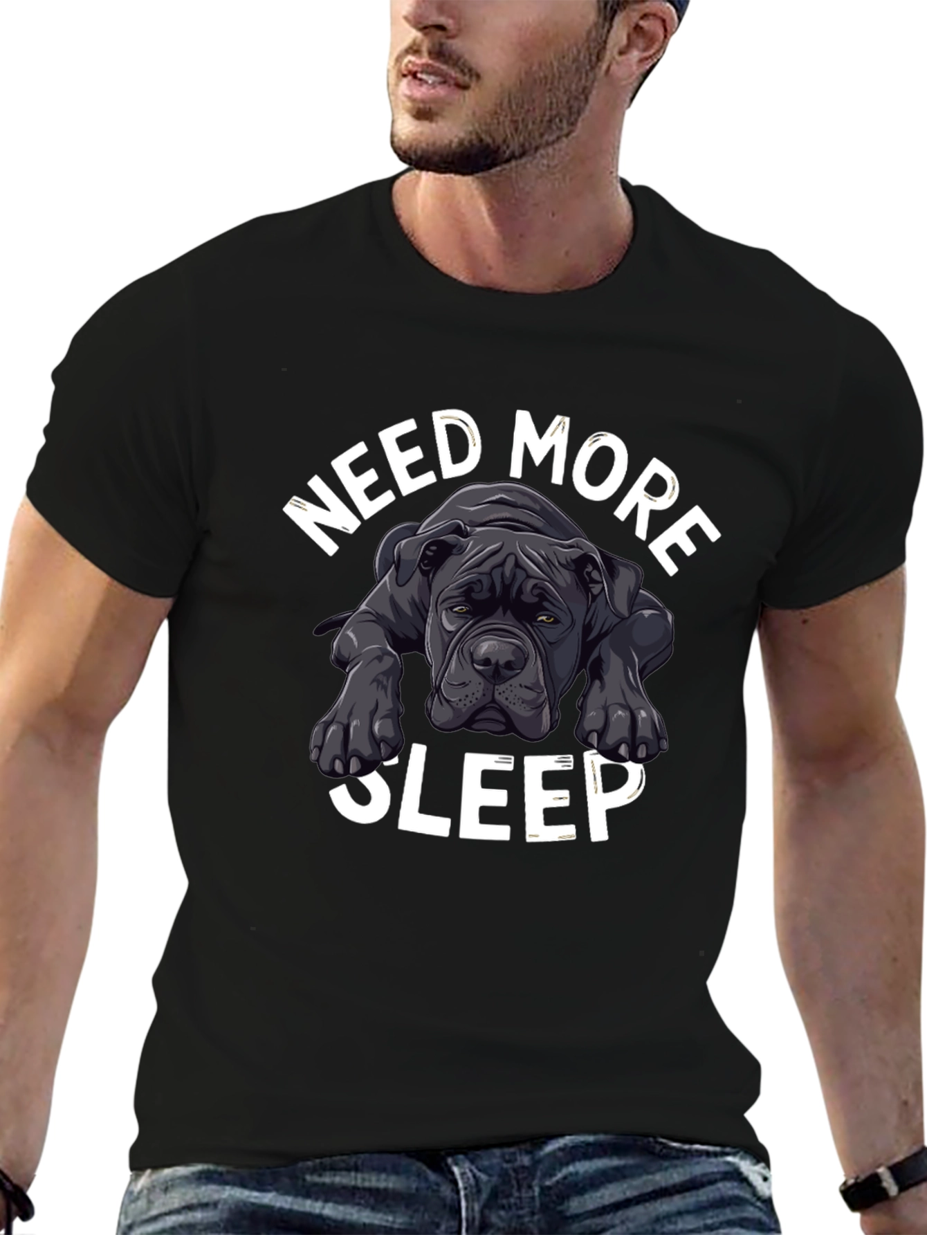 Need More Sleep Dog T-Shirt
