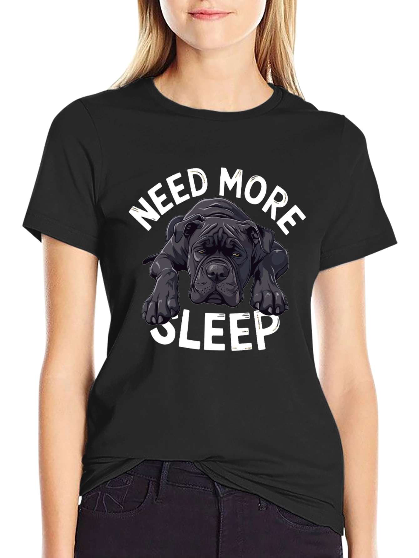 Need More Sleep Dog T-Shirt