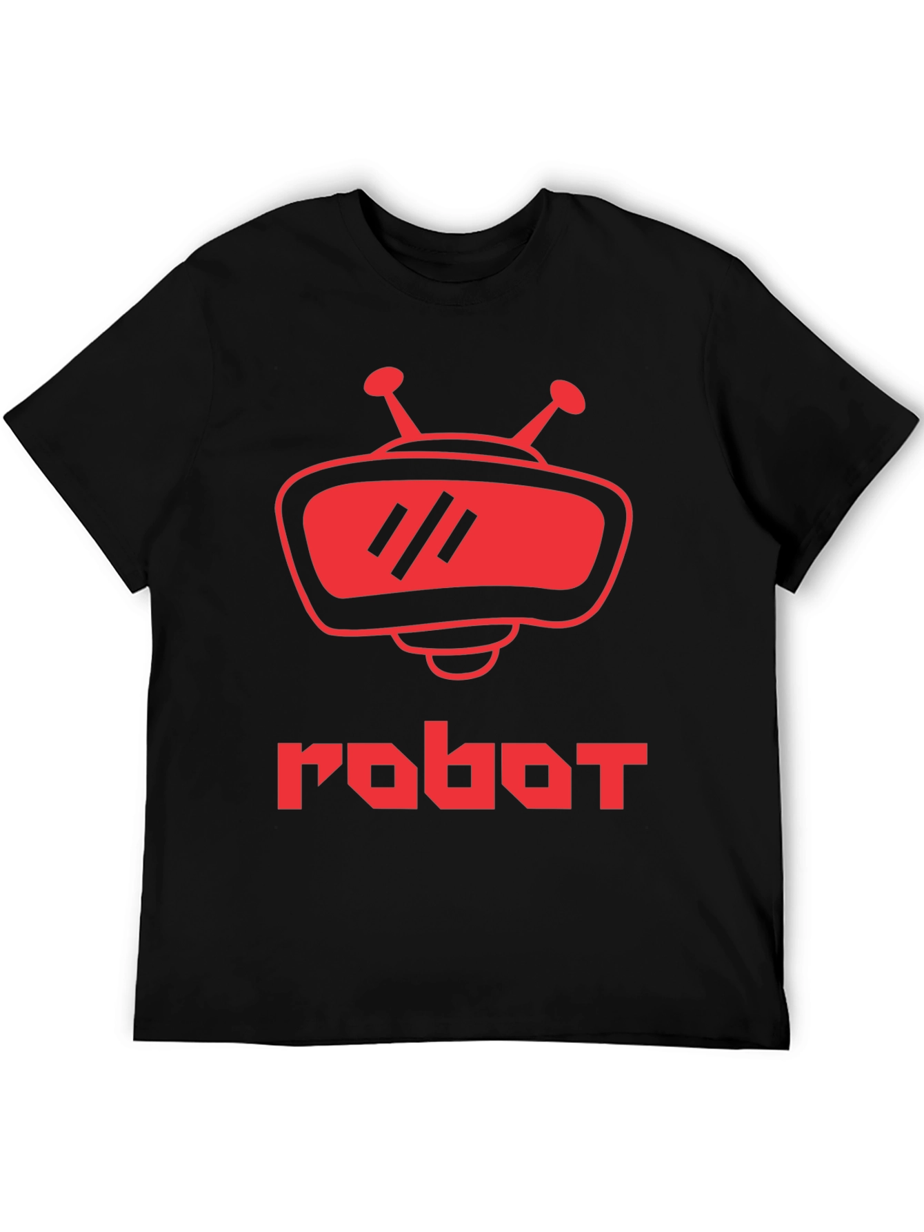 Retro Robot Graphic T-Shirt