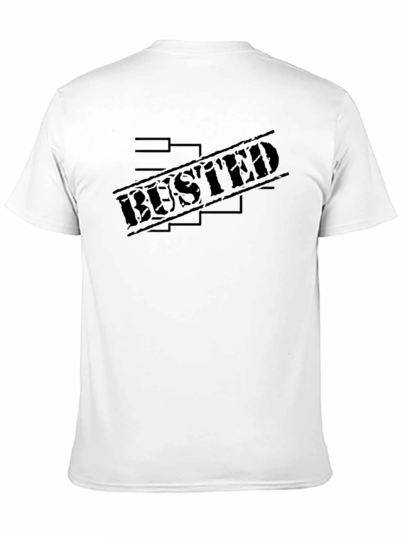 Busted Graphic T-Shirt - Mens Black Tee