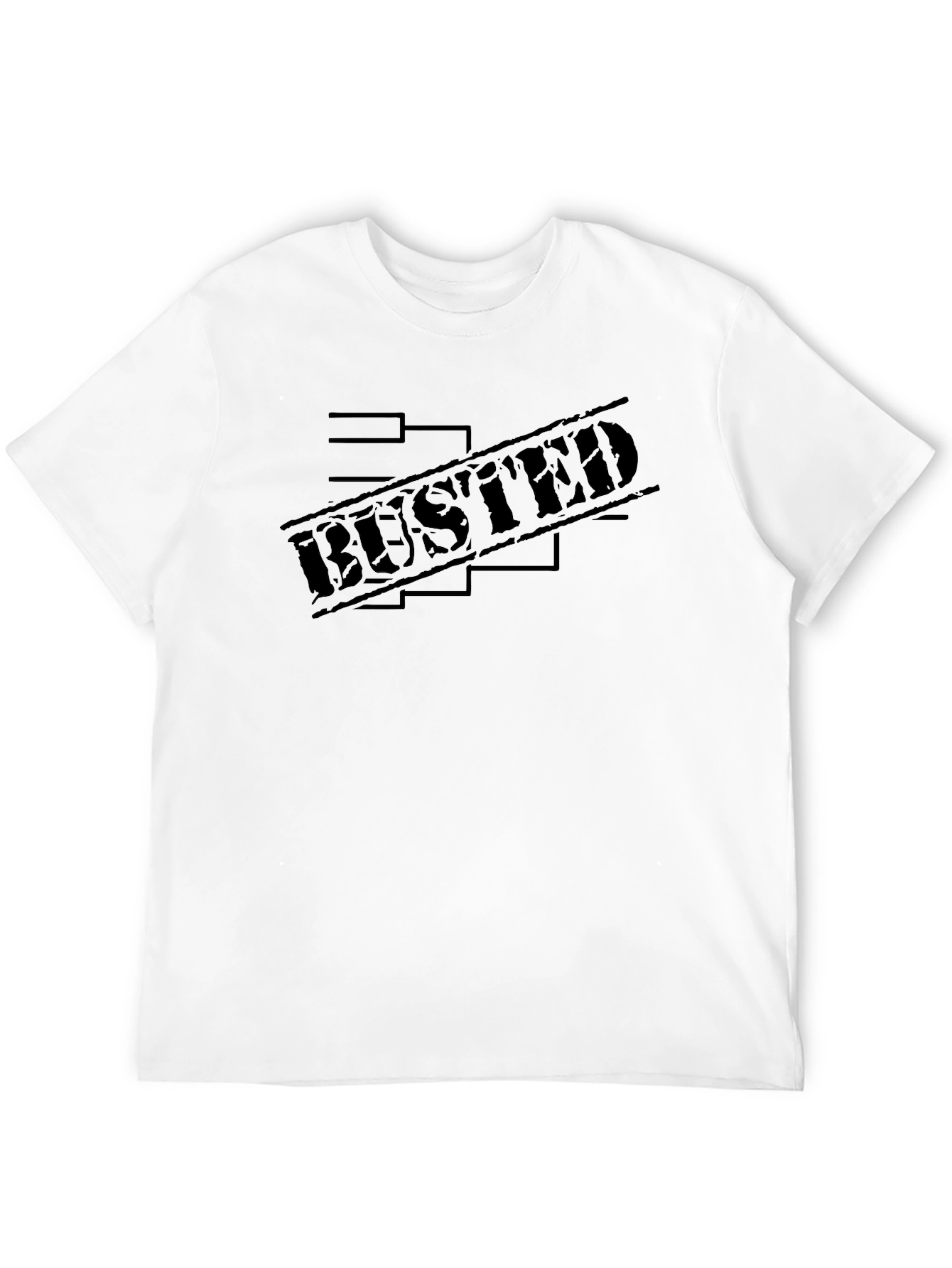 Busted Graphic T-Shirt - Mens Black Tee