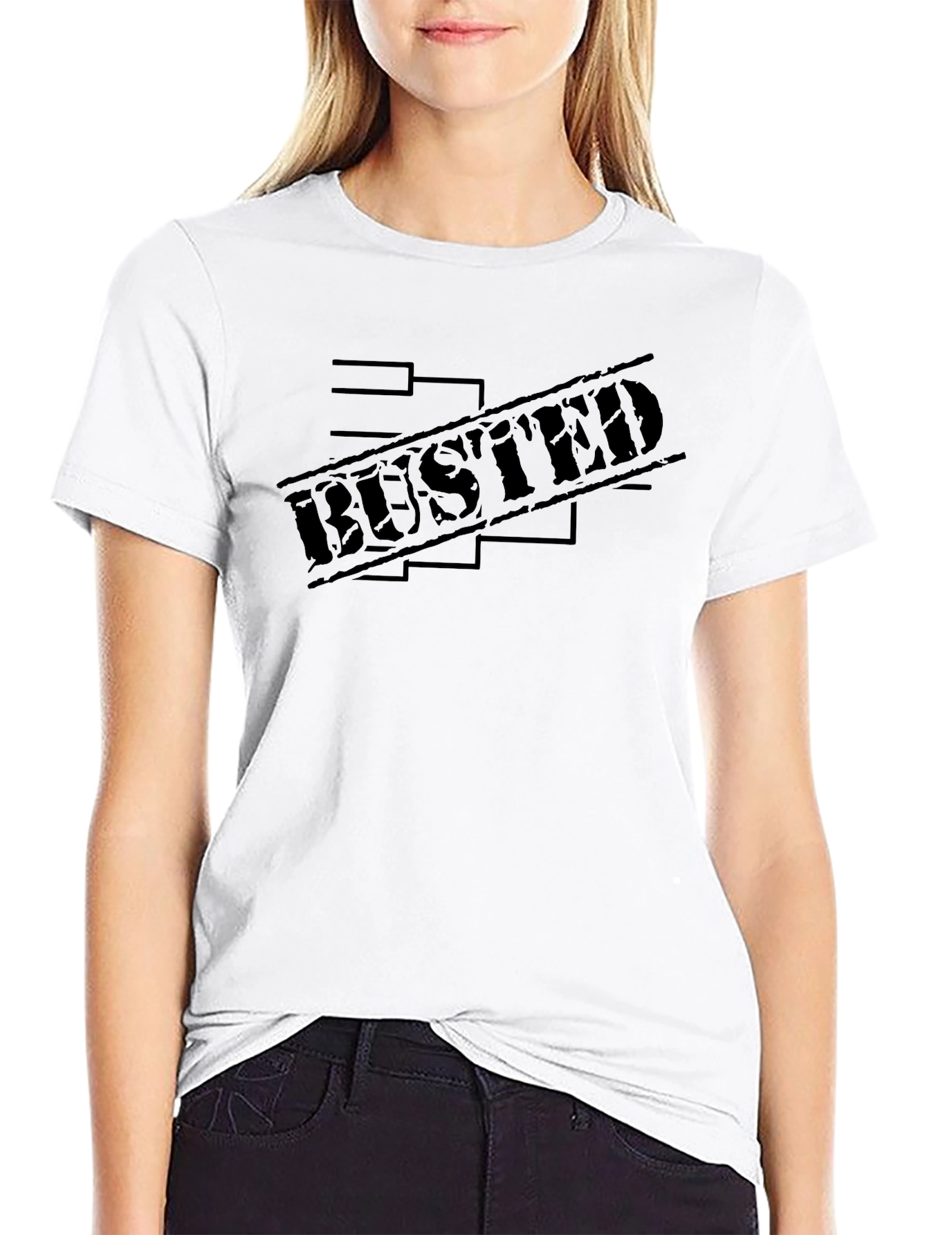 Busted Graphic T-Shirt - Mens Black Tee