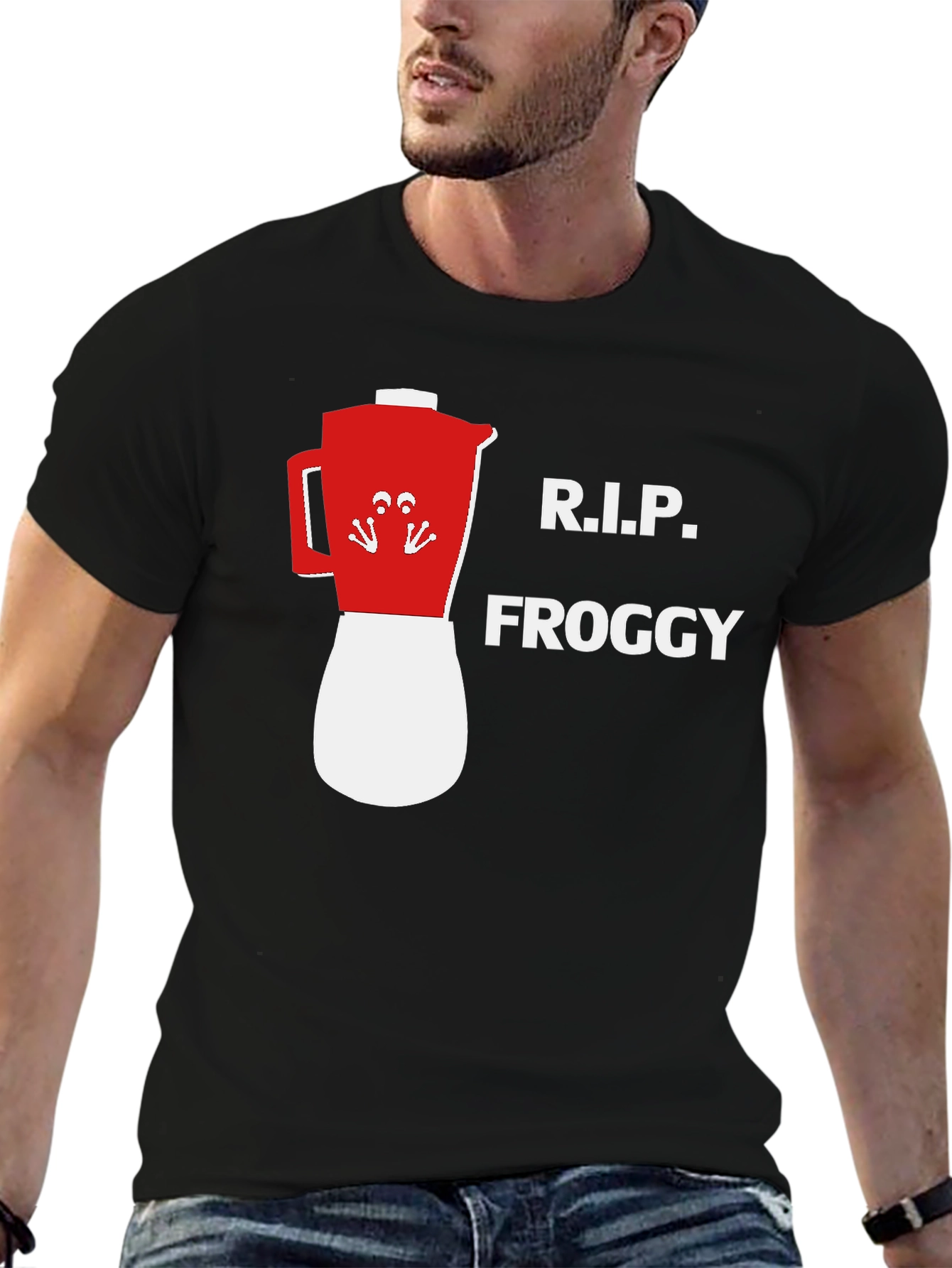 RIP Froggy T-Shirt: Funny Blender Humor Tee