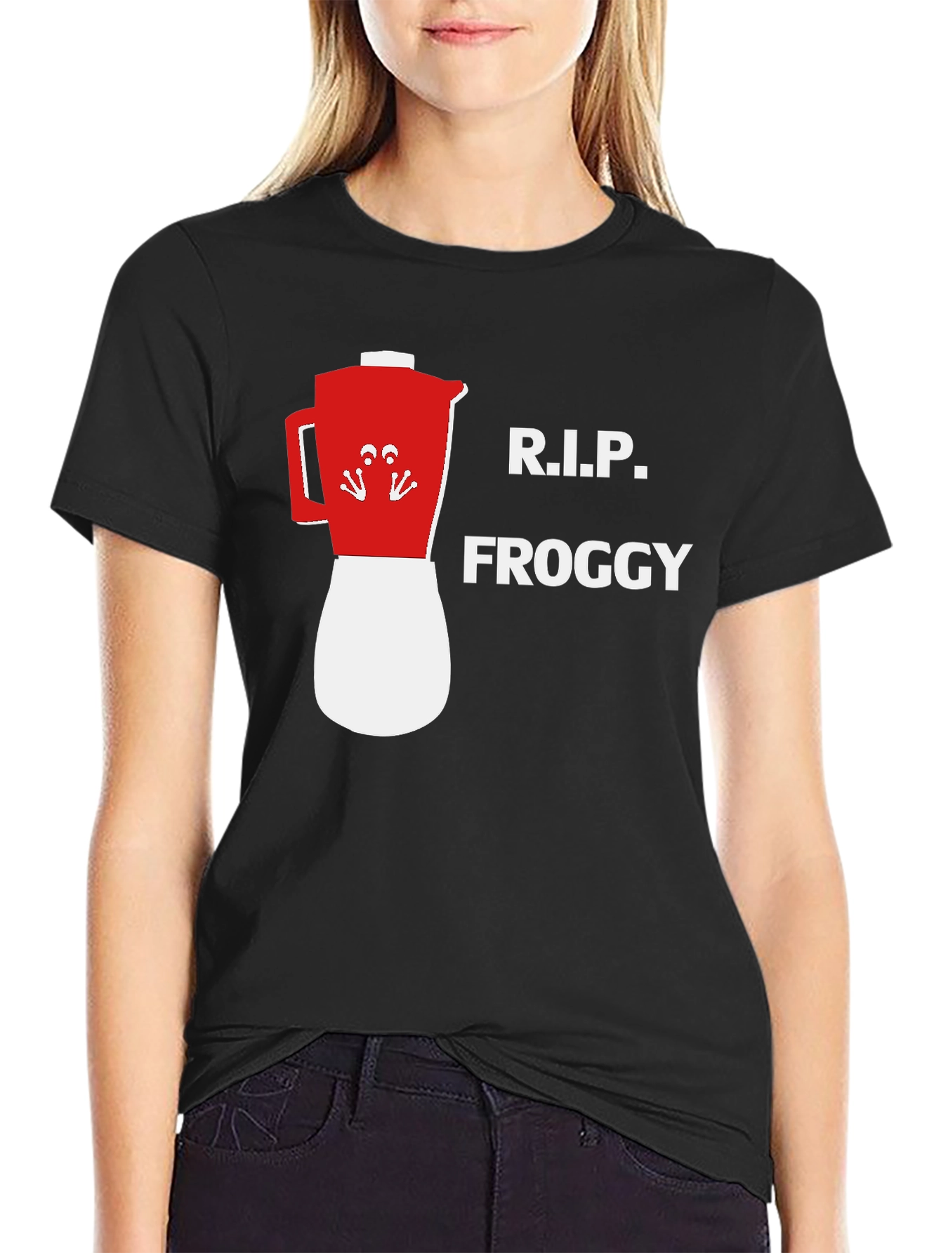 RIP Froggy T-Shirt: Funny Blender Humor Tee