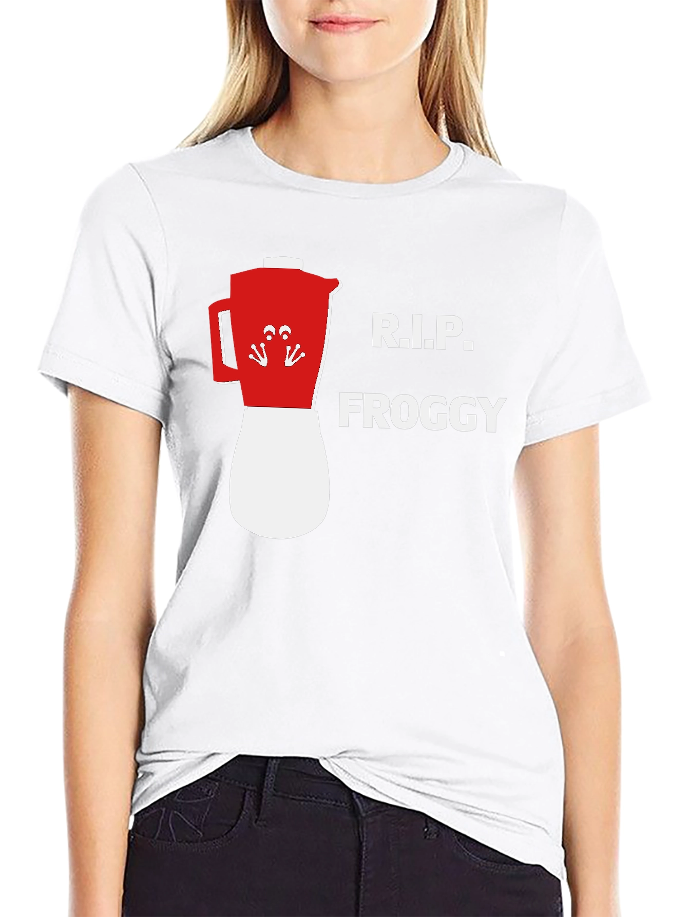 RIP Froggy T-Shirt: Funny Blender Humor Tee