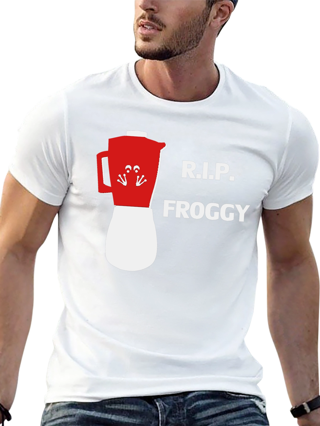 RIP Froggy T-Shirt: Funny Blender Humor Tee