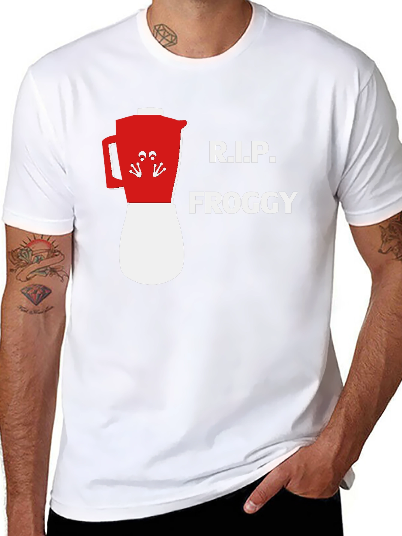 RIP Froggy T-Shirt: Funny Blender Humor Tee