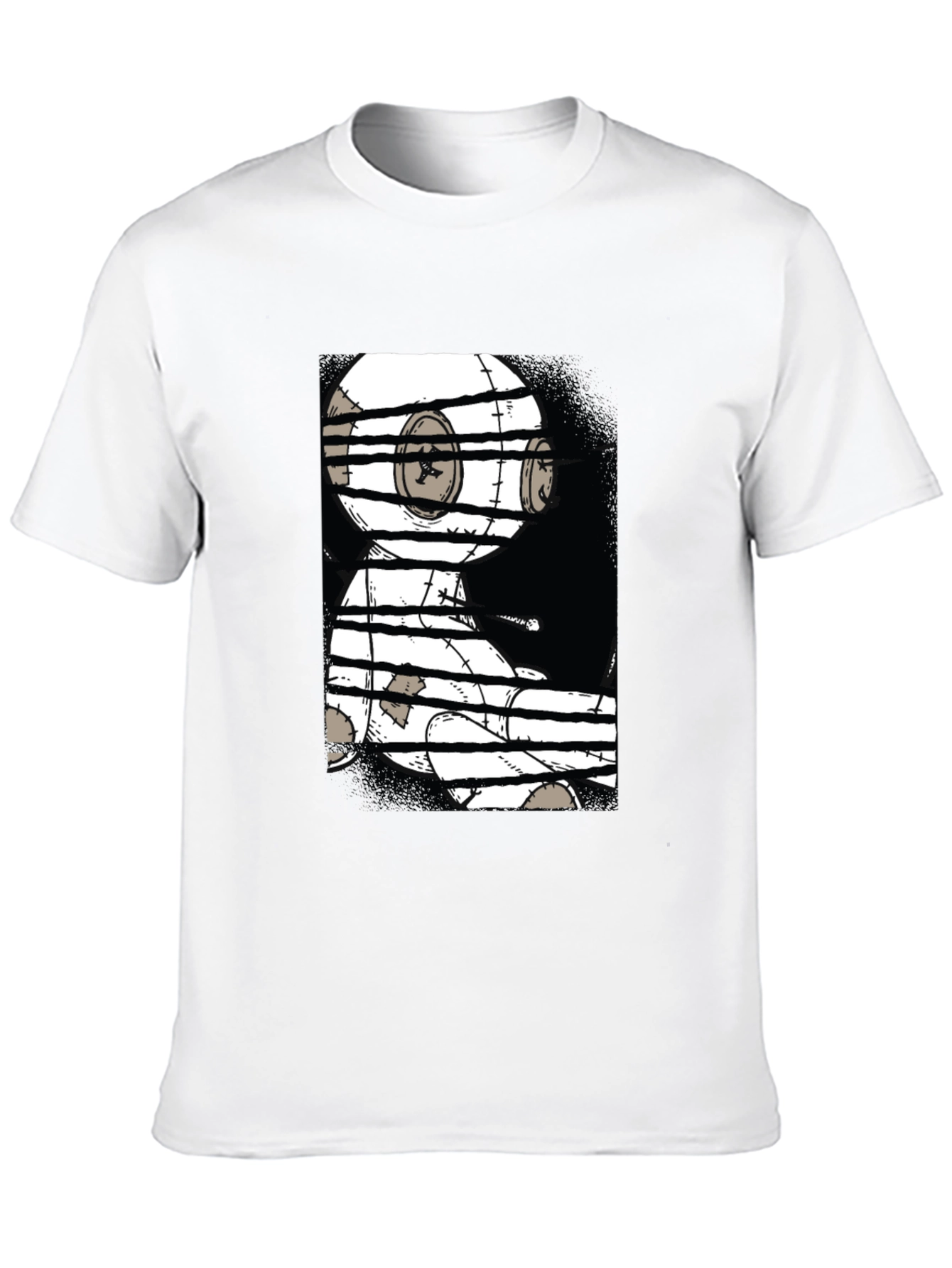 Graphic Print Black T-Shirt