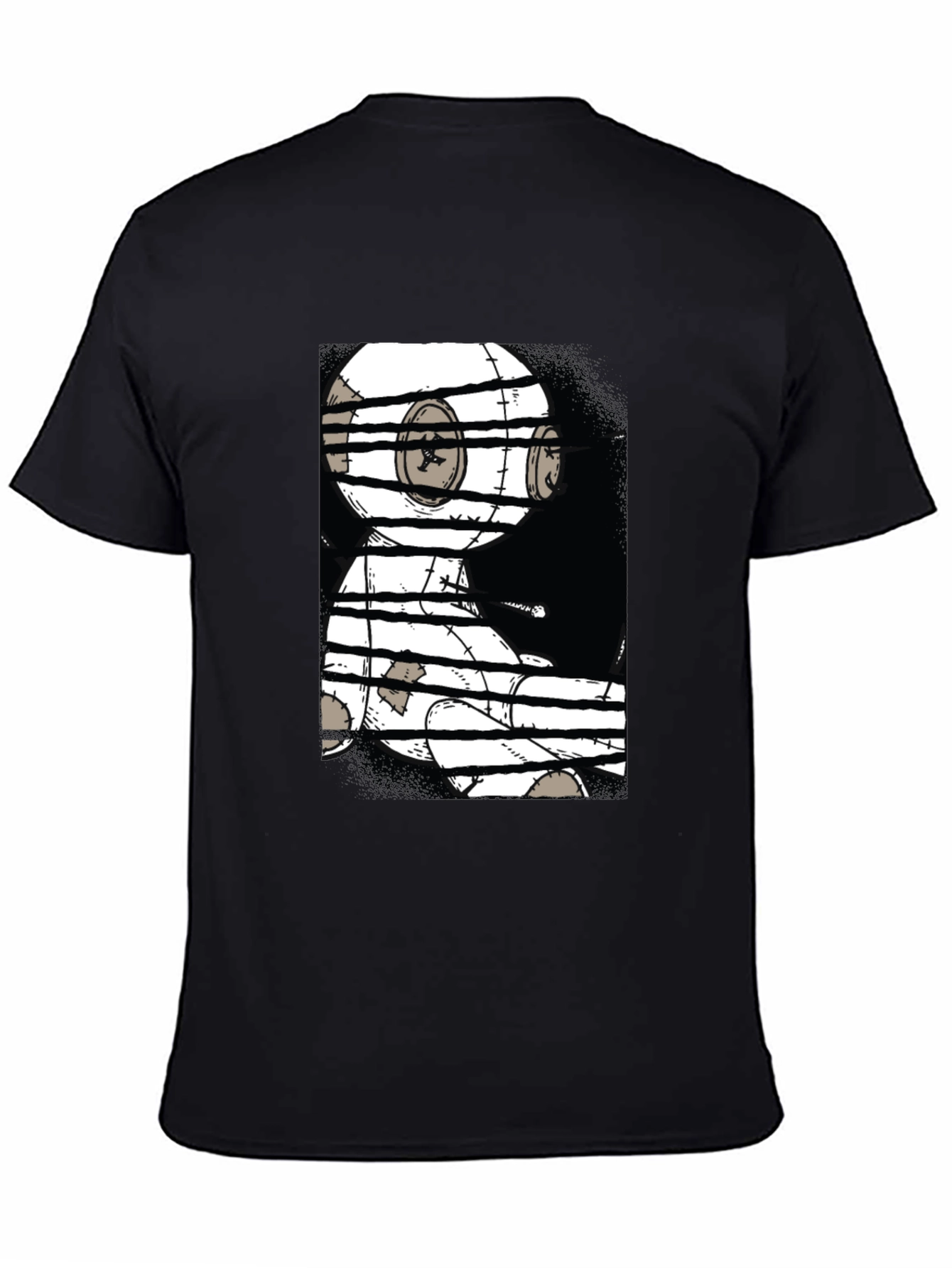 Graphic Print Black T-Shirt