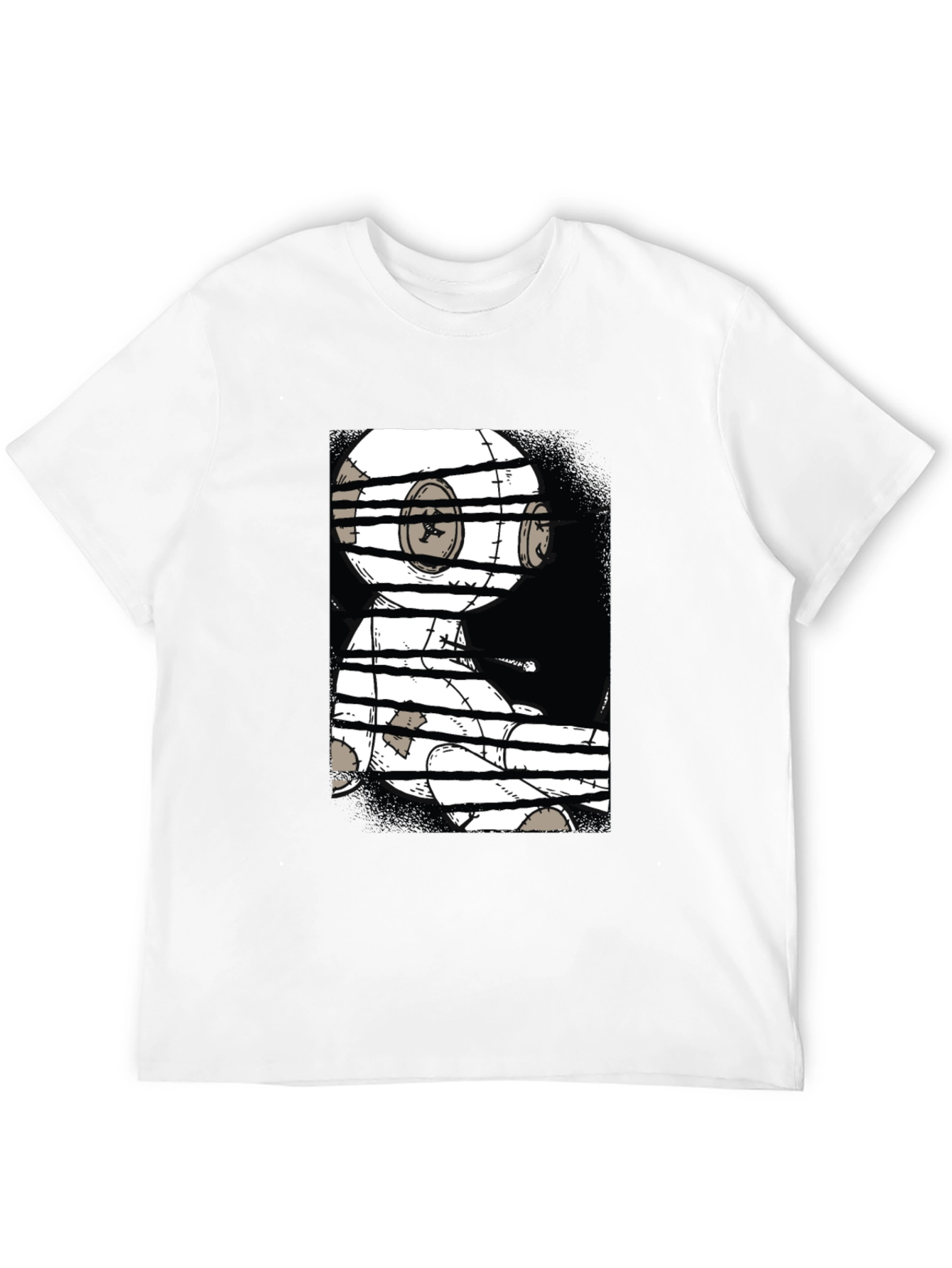 Graphic Print Black T-Shirt