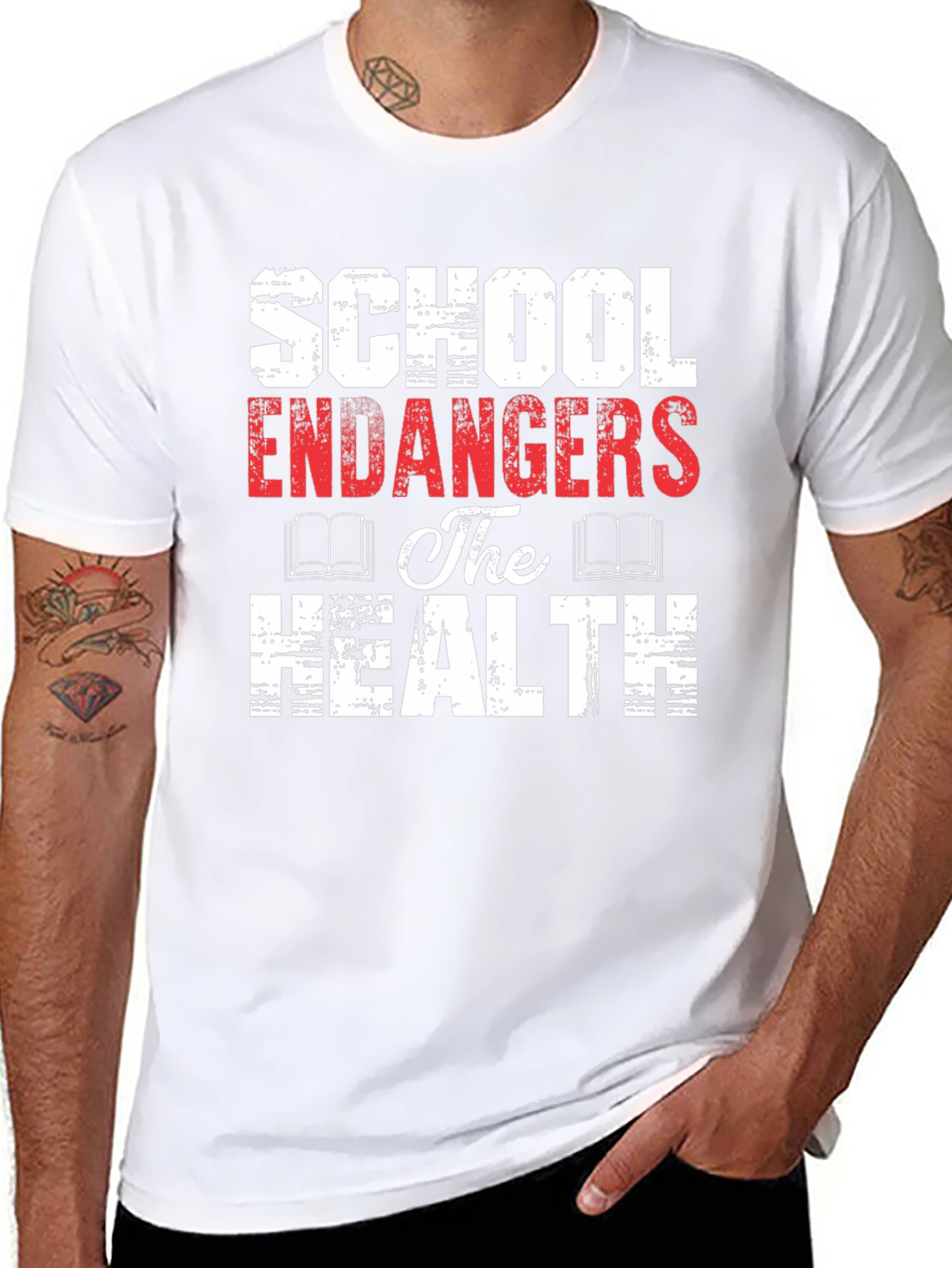 School Endangers The Health Graphic Tee