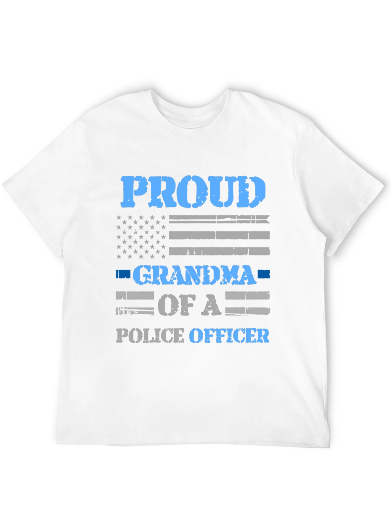 Proud Grandma of a Police Officer Graphic T-Shirt