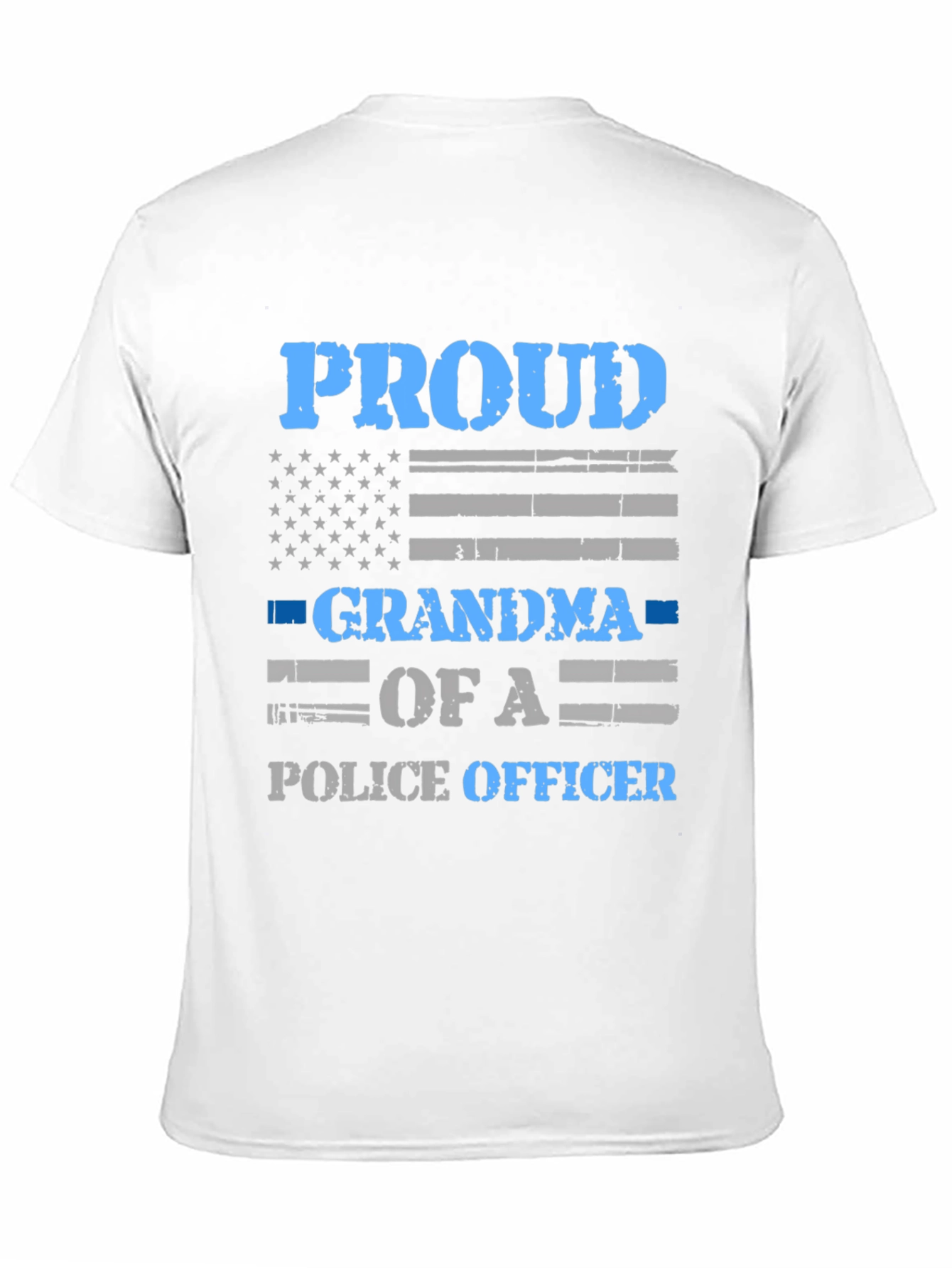 Proud Grandma of a Police Officer Graphic T-Shirt