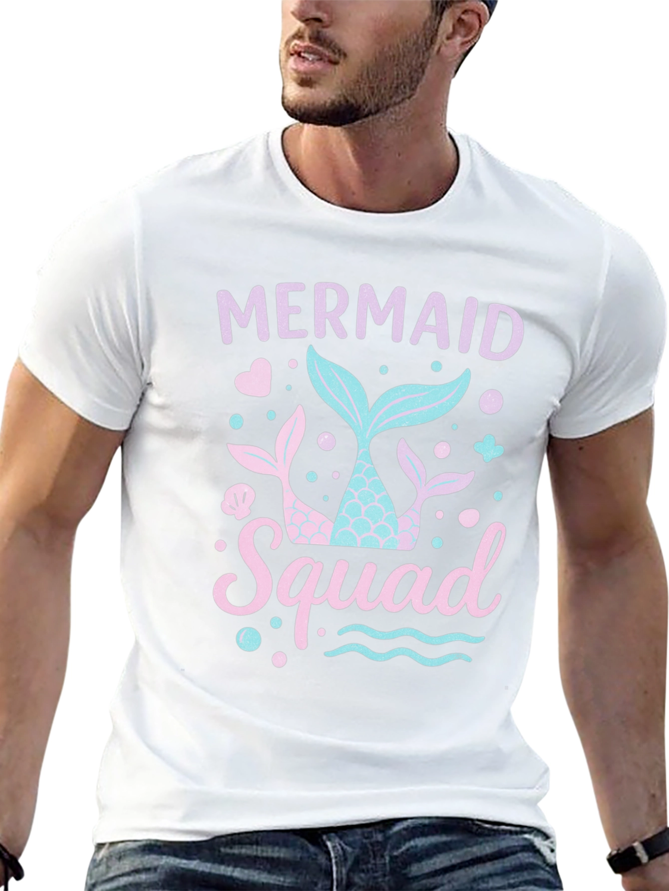 Mermaid Squad Black T-Shirt