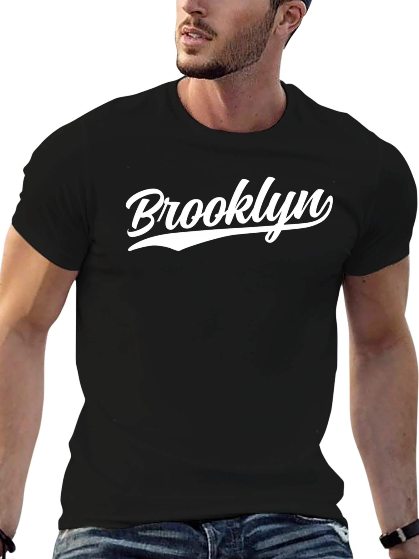 Brooklyn Graphic T-Shirt - Urban Style Black Tee