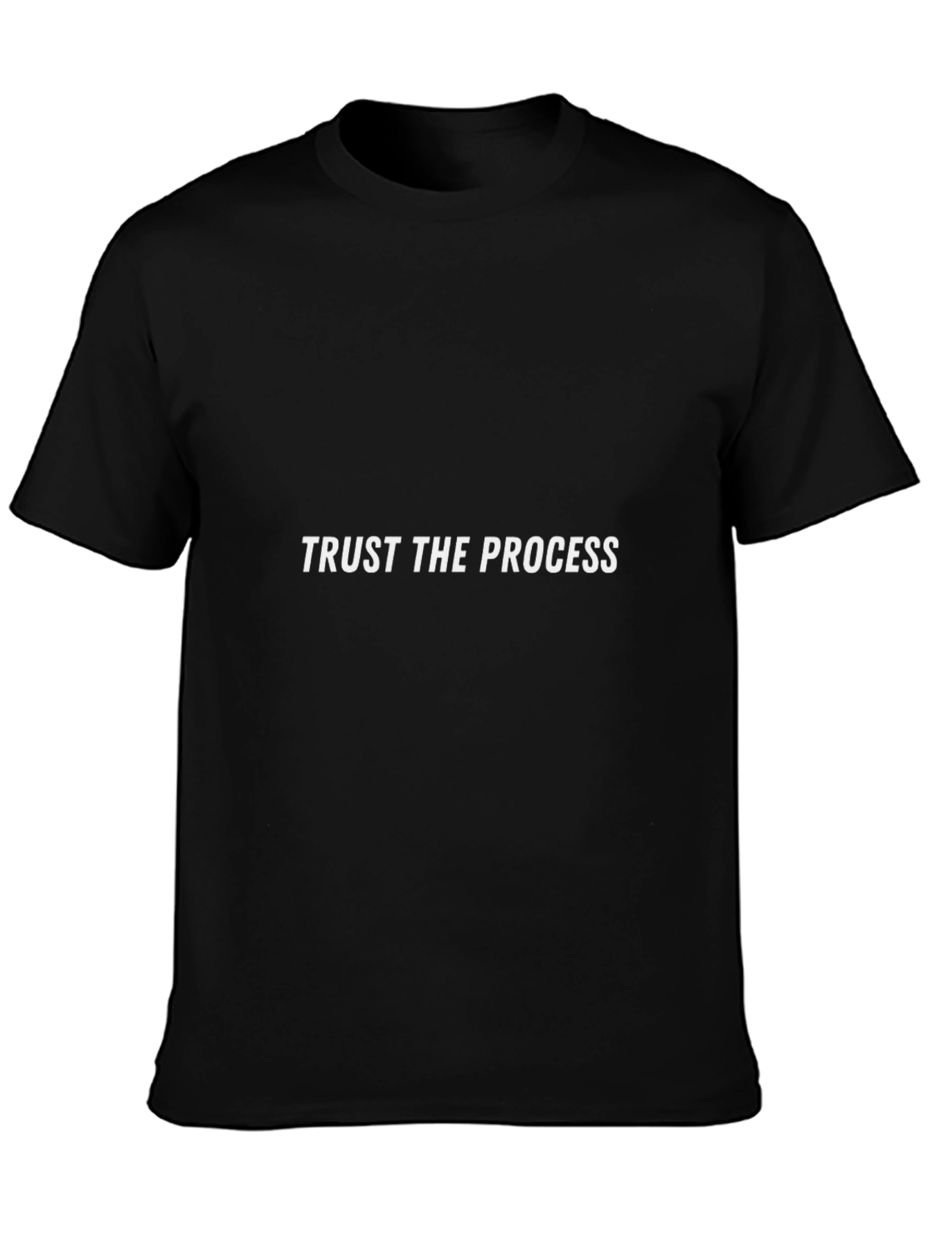 Trust the Process Black Tee