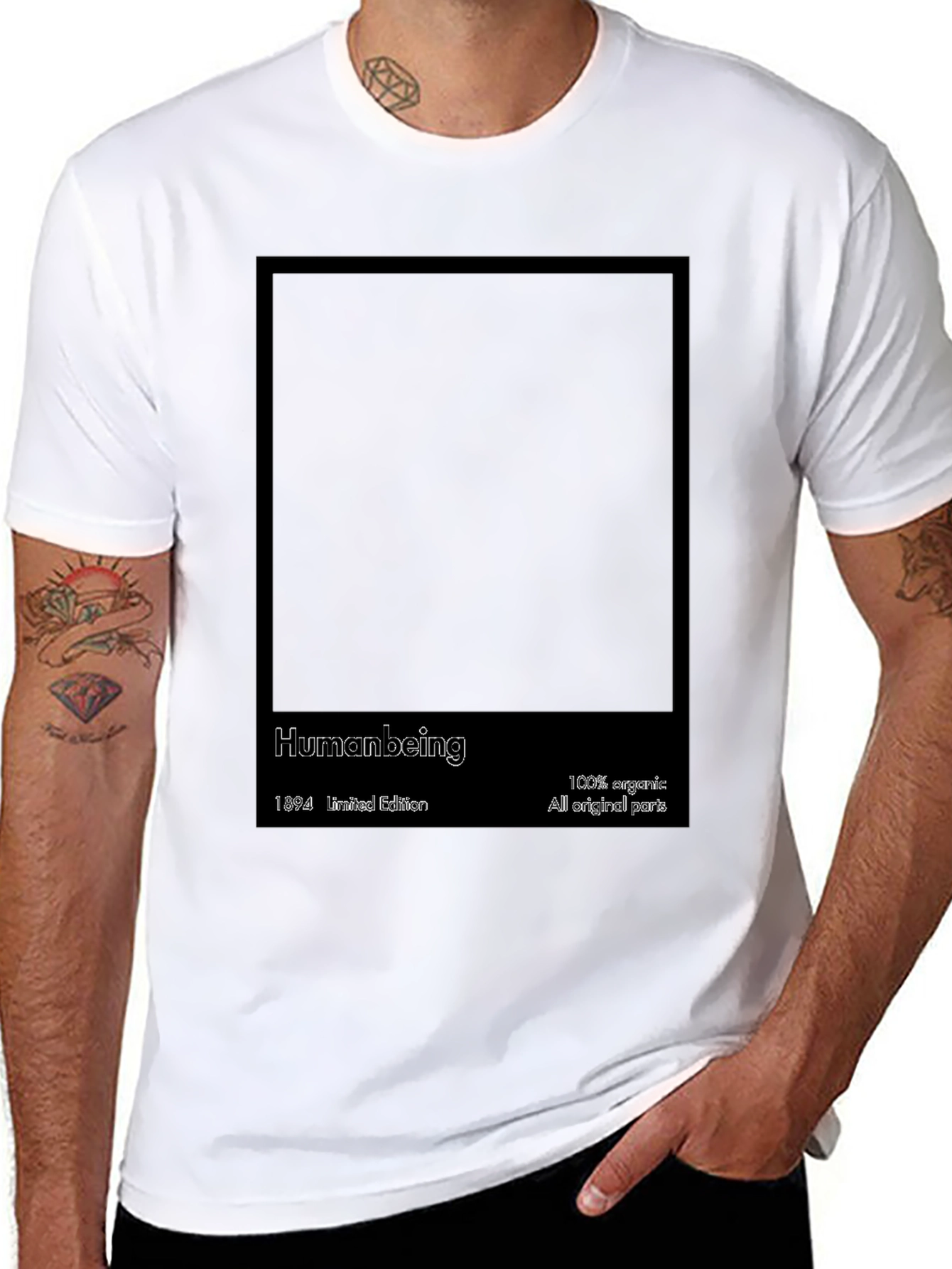 Humanbeing Organic Cotton Limited Edition Black T-Shirt