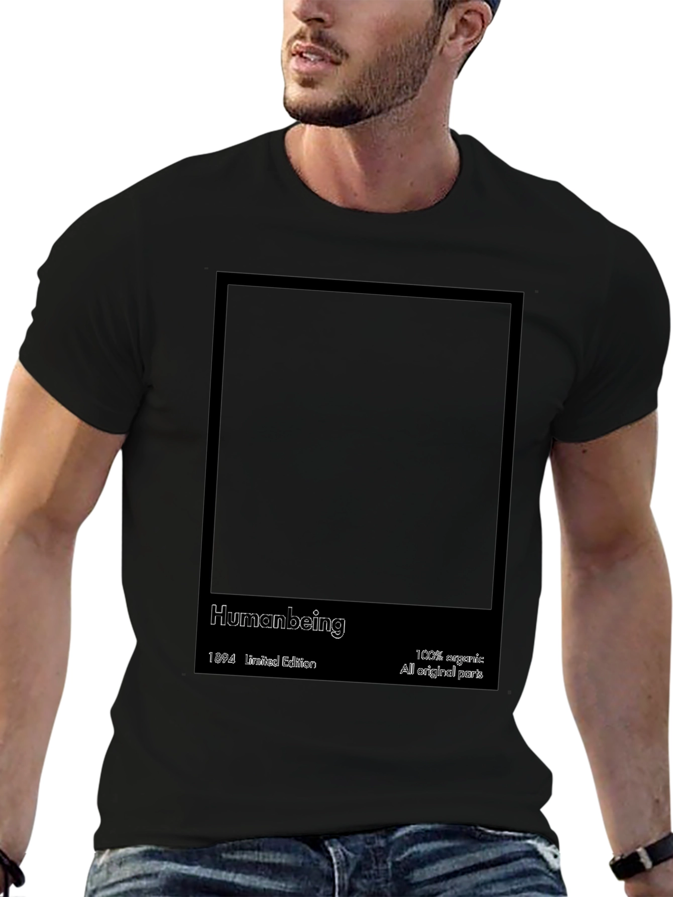 Humanbeing Organic Cotton Limited Edition Black T-Shirt