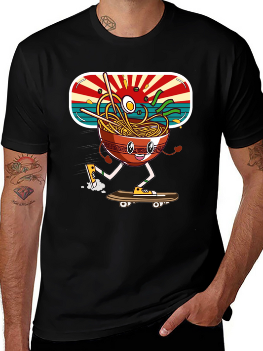 Ramen Skater Graphic Tee - Cool & Comfy Casual Wear