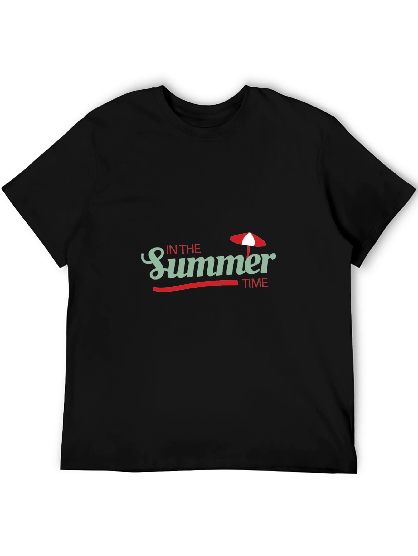 In the Summer Time Black T-Shirt