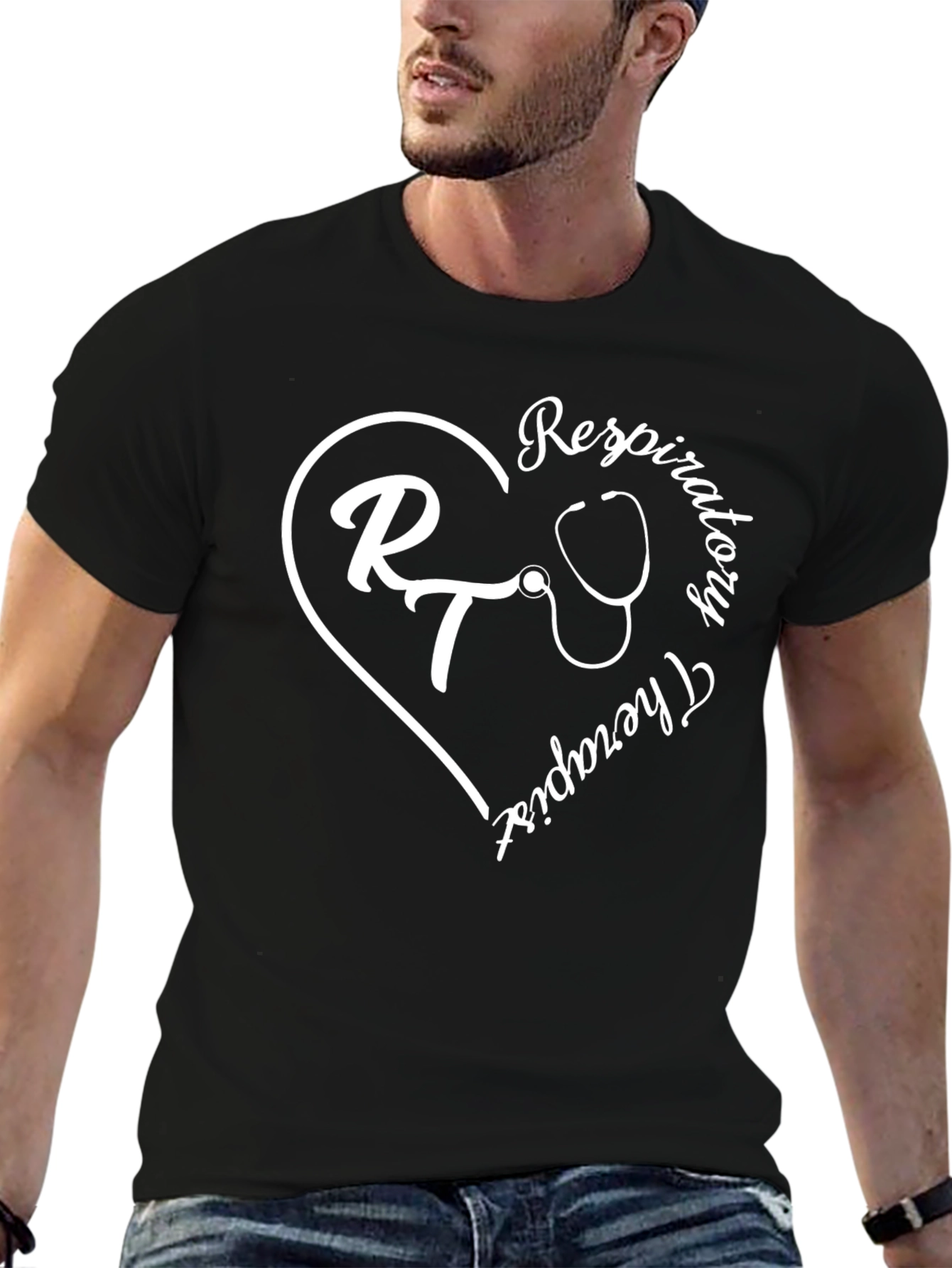 Respiratory Therapist Heartbeat T-Shirt