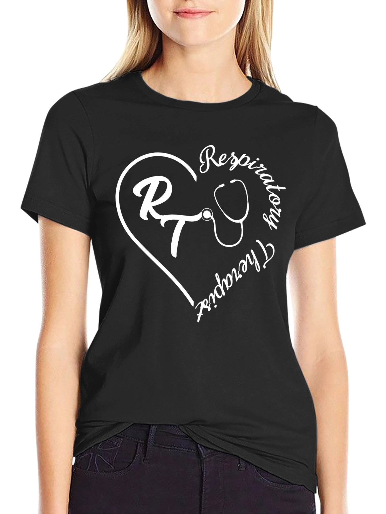 Respiratory Therapist Heartbeat T-Shirt