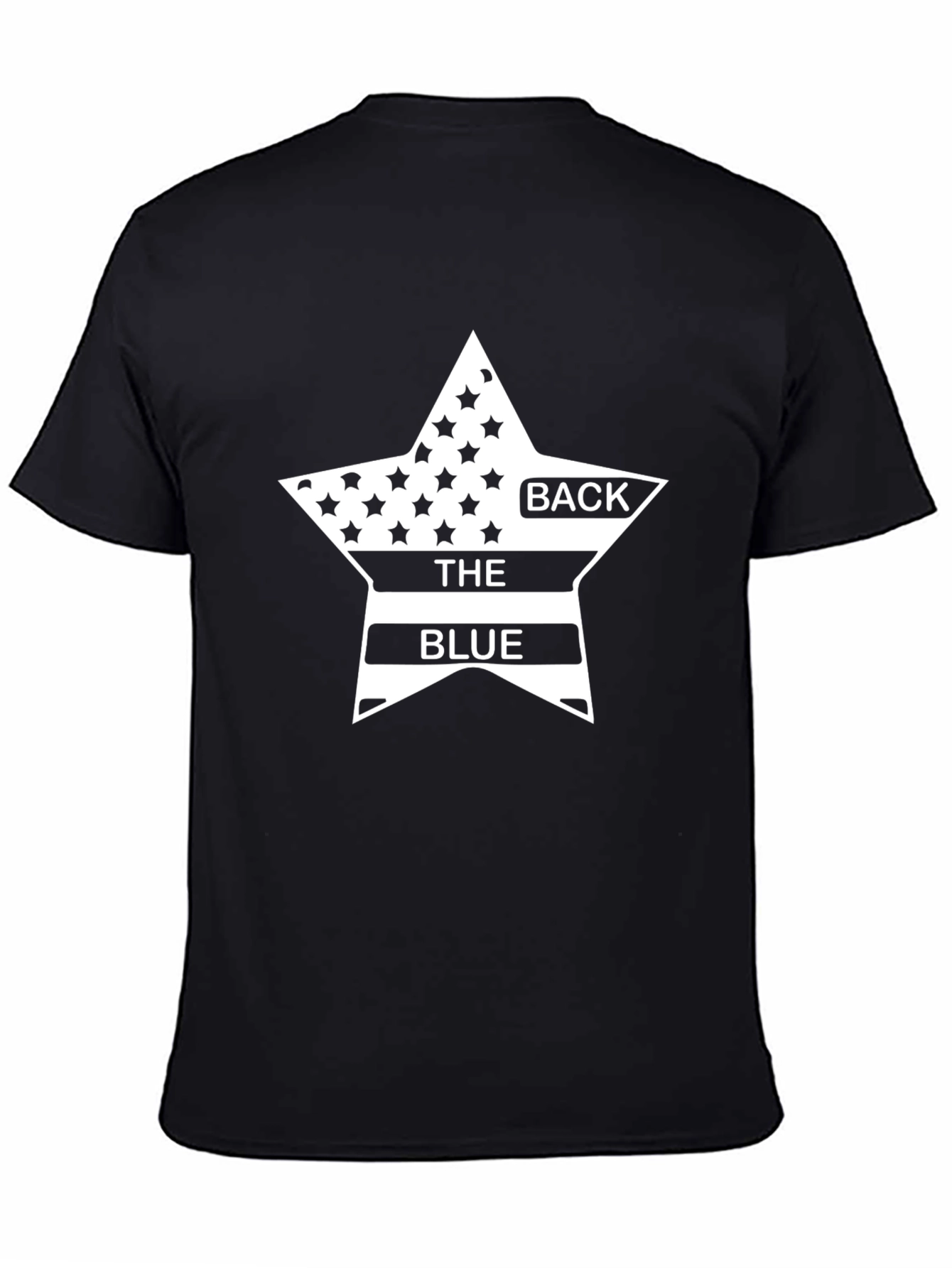 Back the Blue T-Shirt Patriotic Design