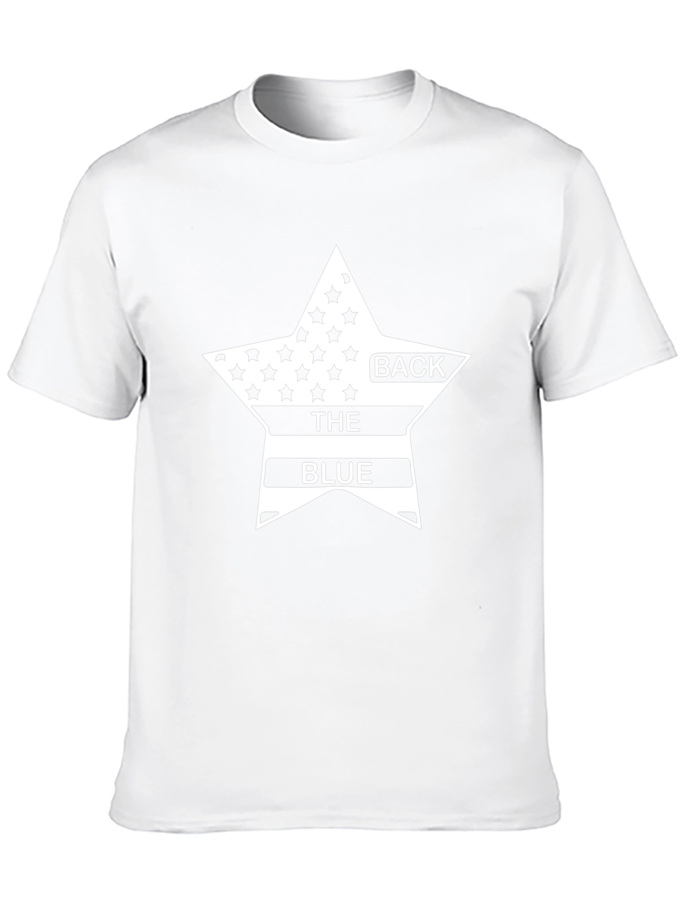 Back the Blue T-Shirt Patriotic Design