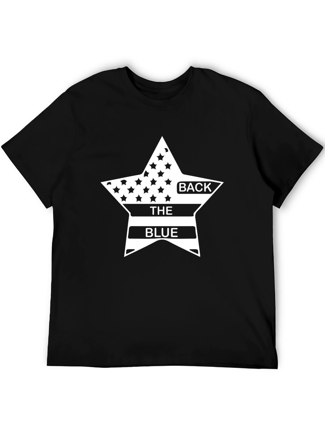Back the Blue T-Shirt Patriotic Design