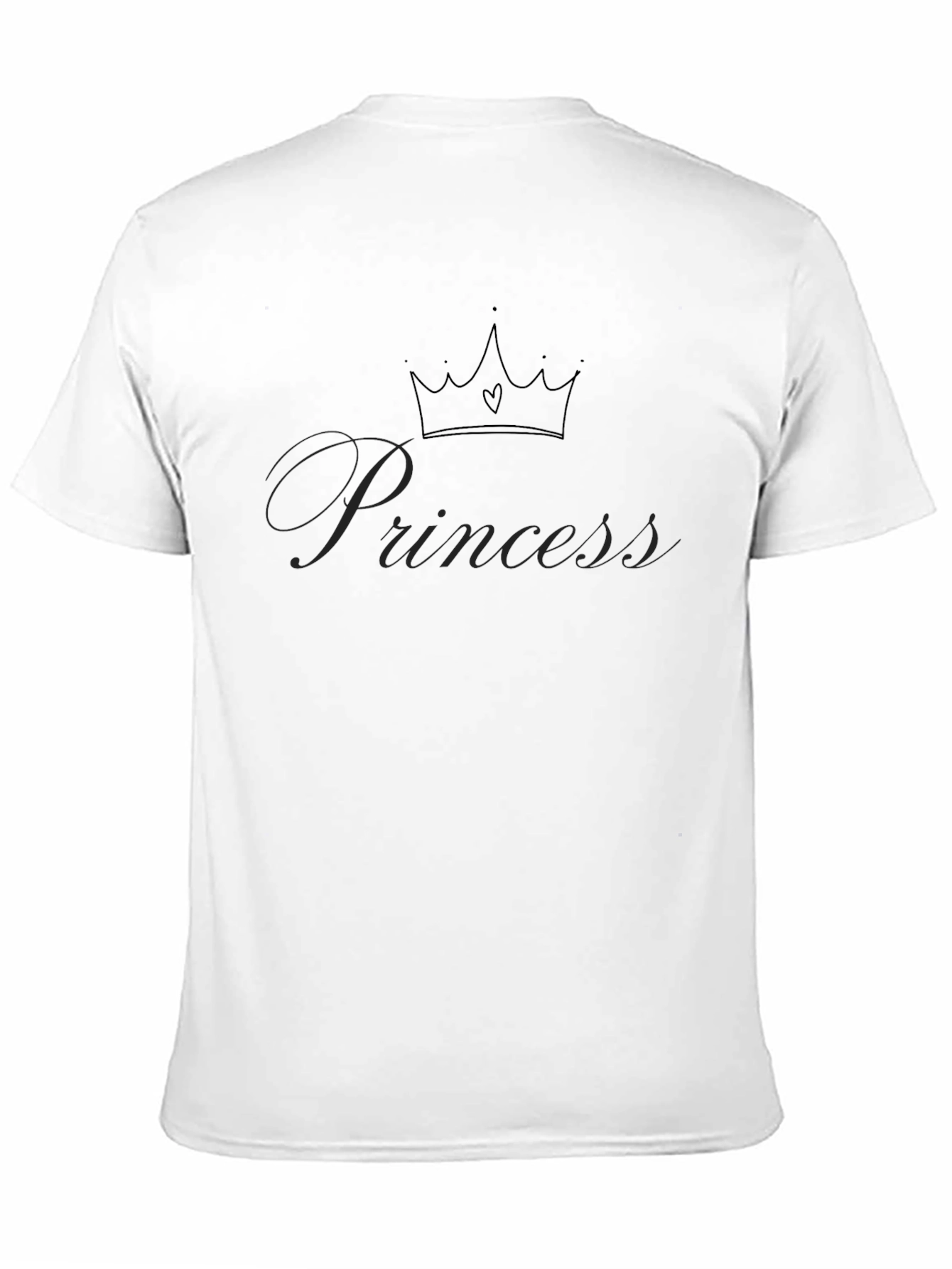 Princess Graphic Black T-Shirt
